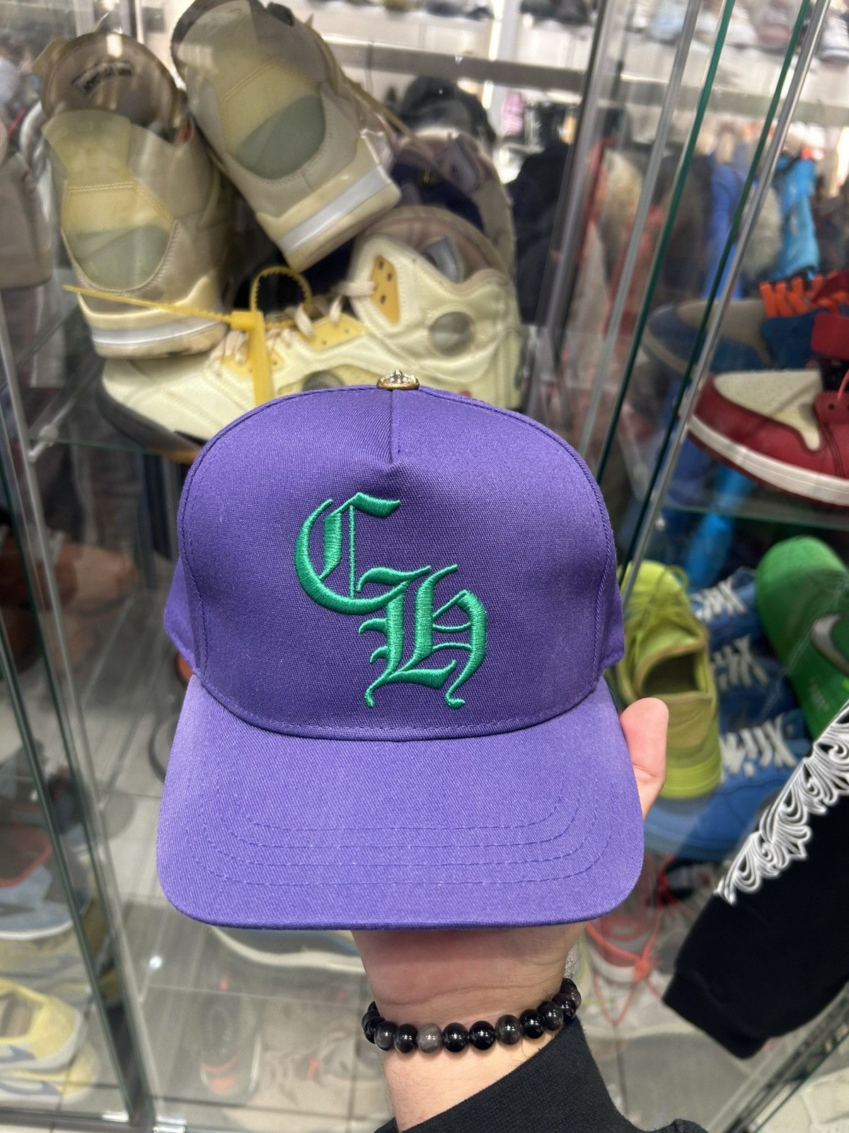 Chrome Hearts Chrome hearts purple/green CH baseball cap Size ONE SIZE - 1 Thumbnail
