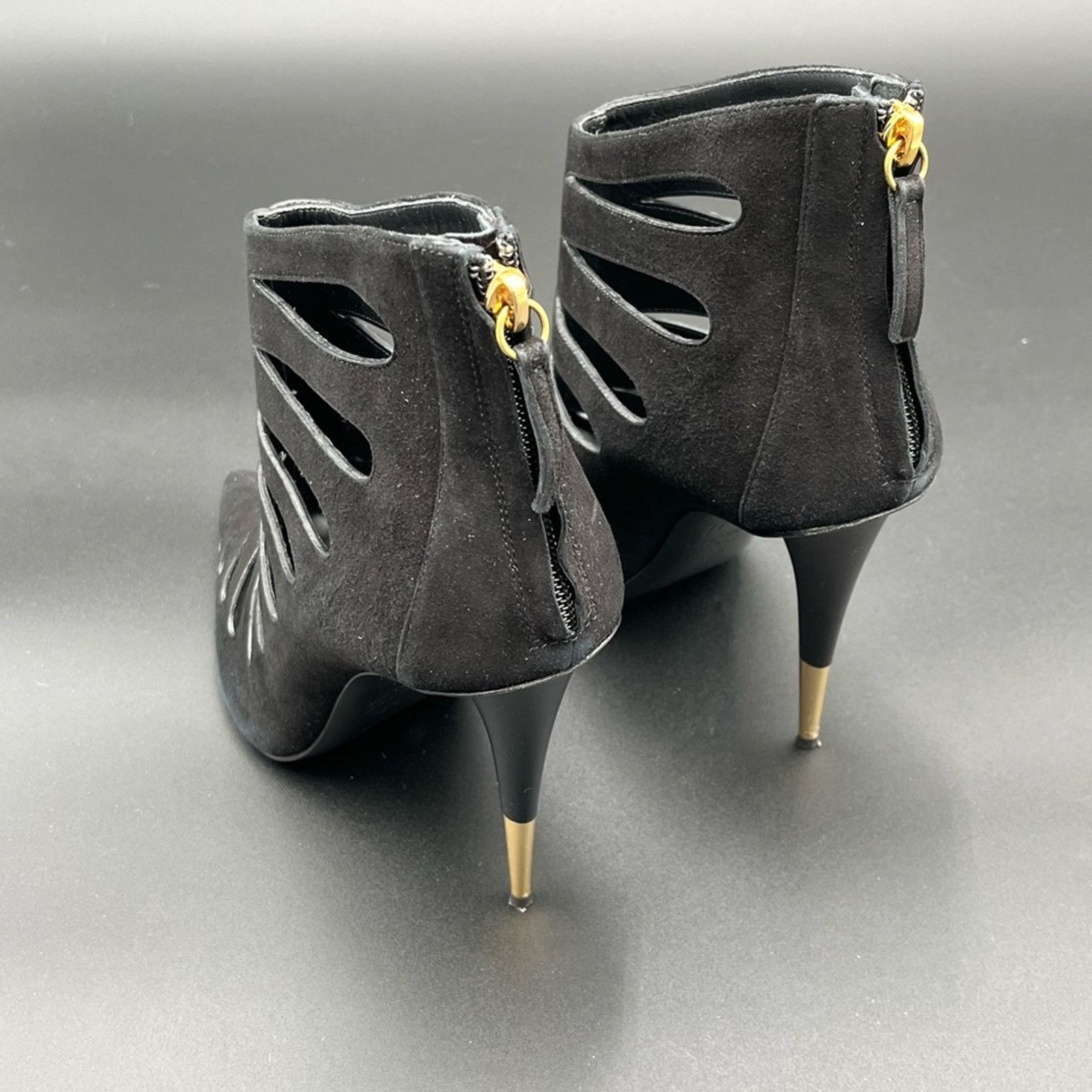 Giuseppe Zanotti Giuseppe Zanotti Black Ester Camoscio 110 Nero Pumps Heels Size US 9.5 / IT 39.5 - 7 Thumbnail