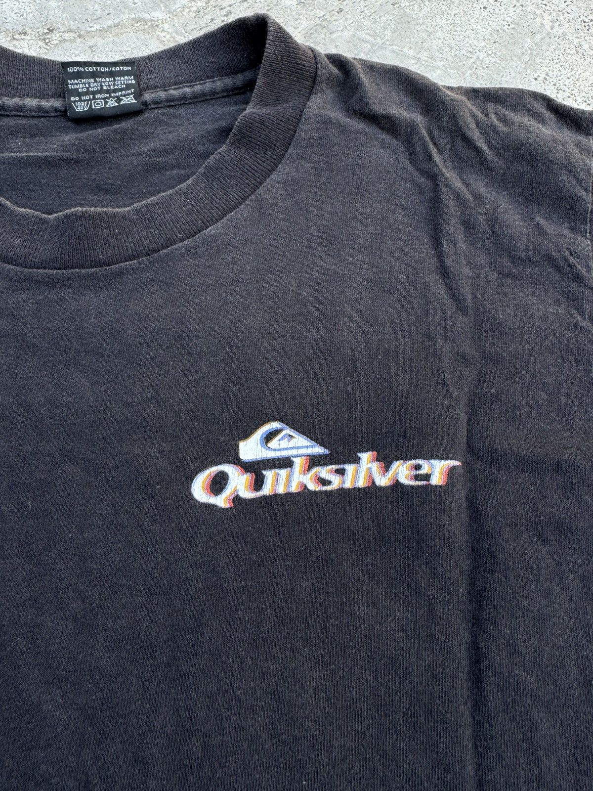 Quiksilver 90s Vintage Quiksilver Skate Tshirt Size US S / EU 44-46 / 1 - 3 Thumbnail