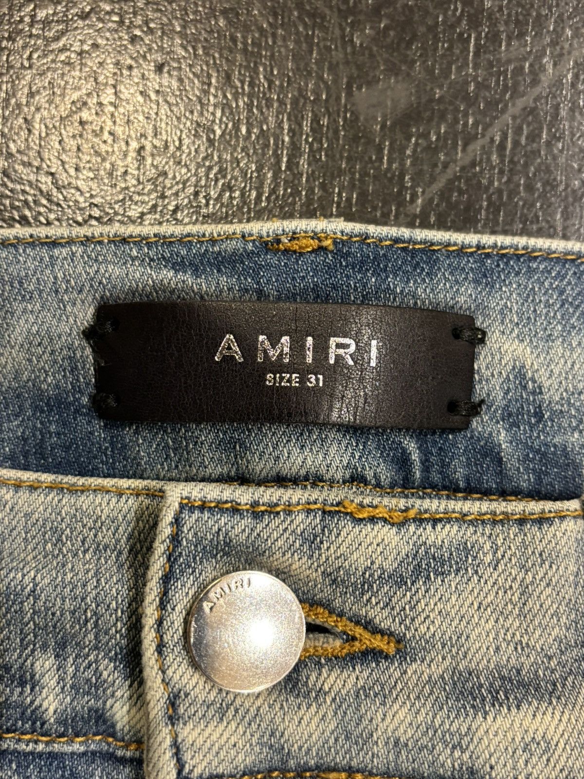 Amiri Amiri Thrasher Multi Patch Denim Jeans Size US 31 - 3 Thumbnail