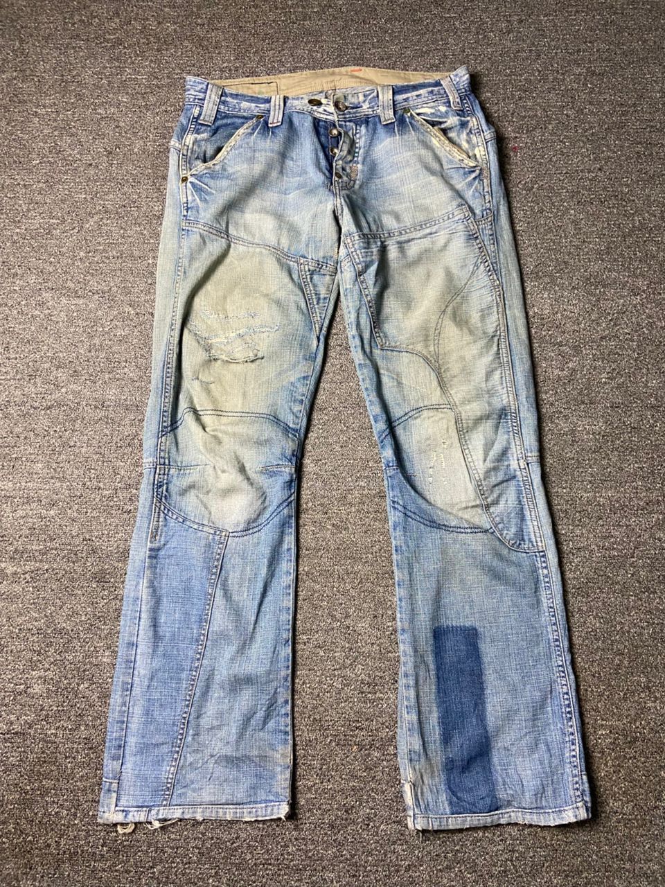 G-Star G-Star Original Raw Trash Low Jeans (143) Size US 33 - 1 Thumbnail