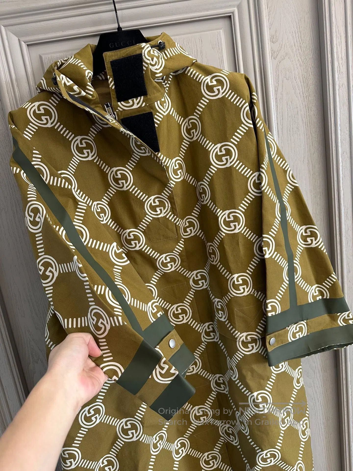 Gucci Gucci 100th Anniversary Logo Hooded Trench. Size XS / US 0-2 / IT 36-38 - 4 Thumbnail