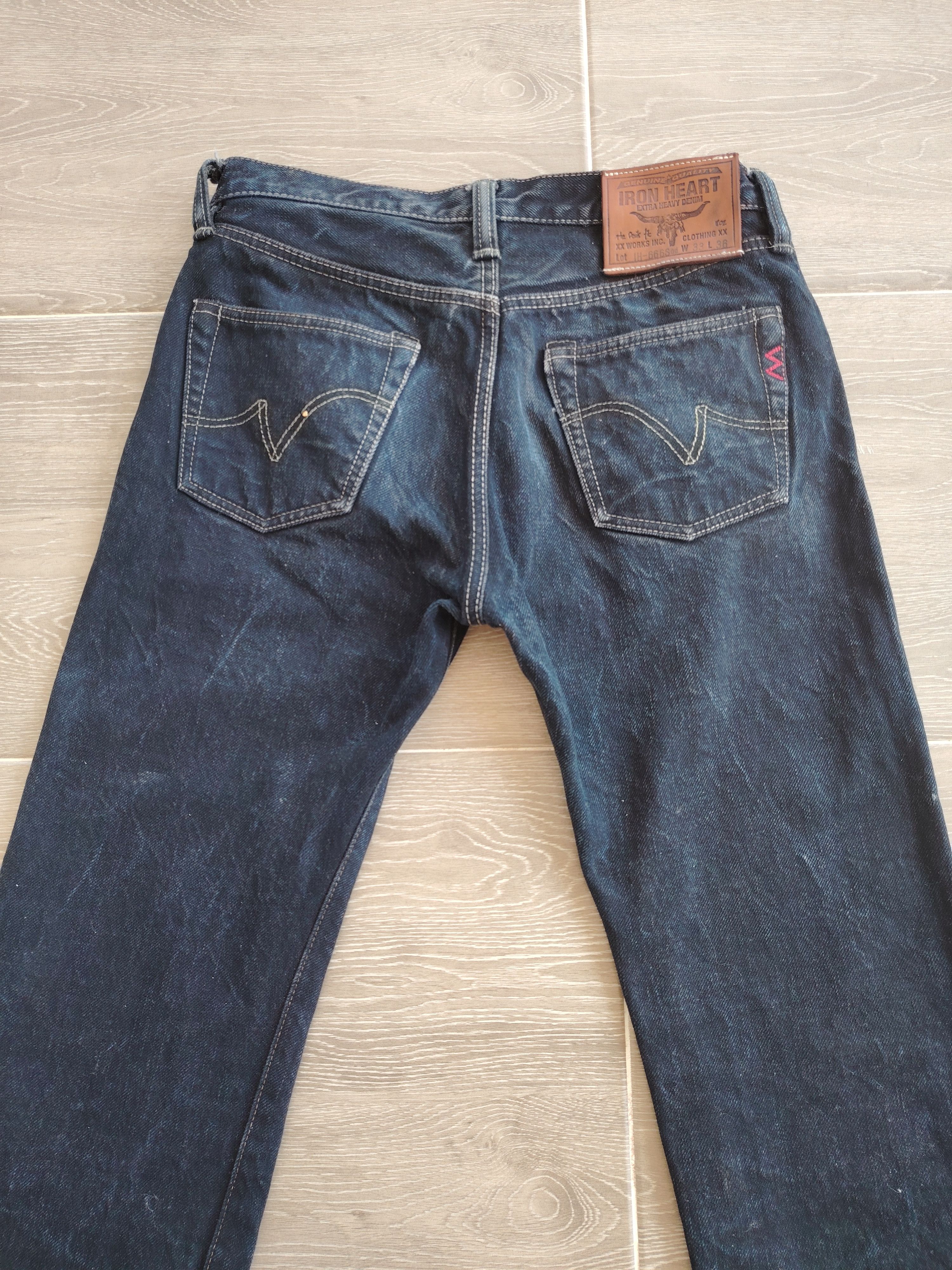 Iron Heart Iron Heart IH-666S od 18oz The Devils Fit Denim Jeans Size US 30 / EU 46 - 5 Thumbnail