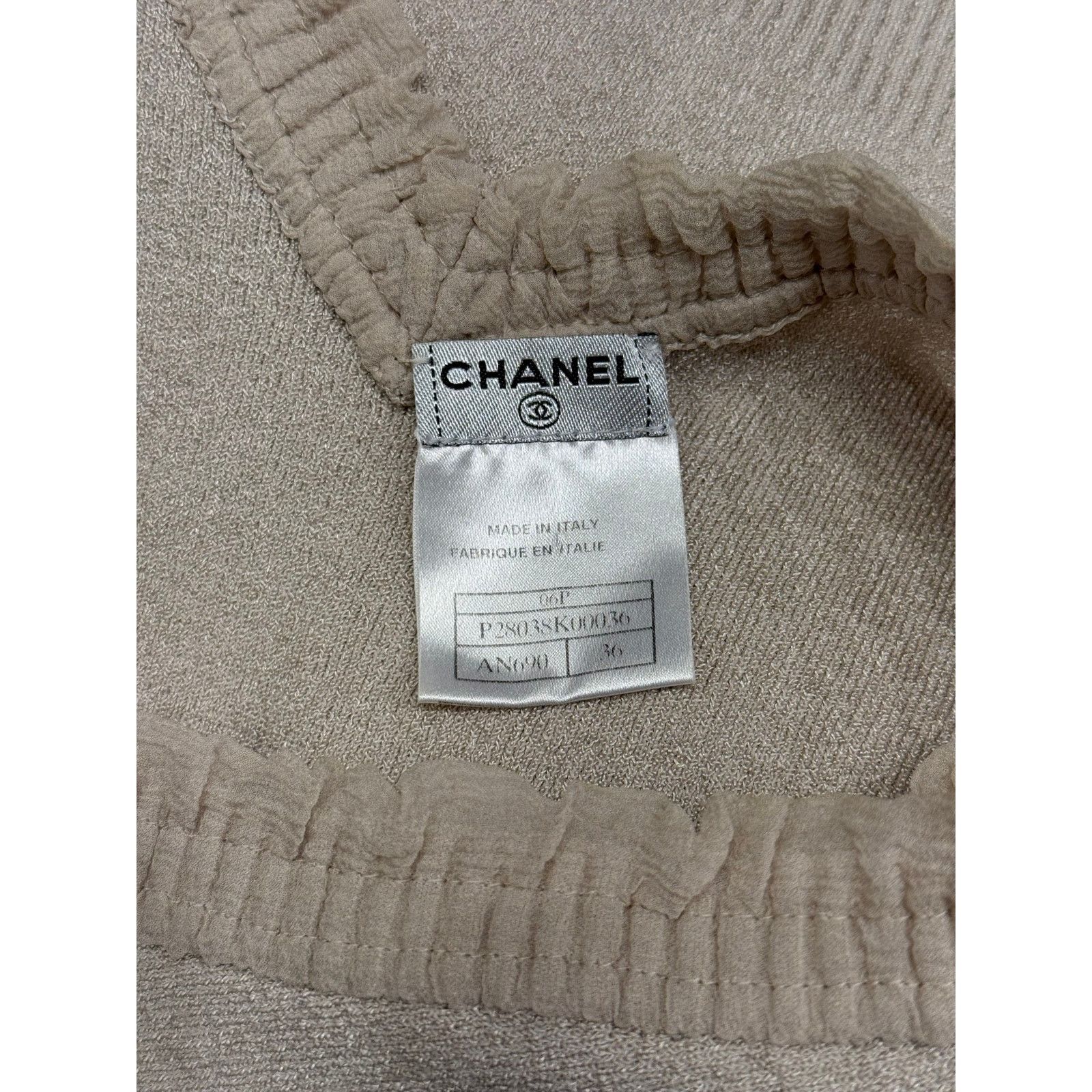 Chanel 2000s Chanel logo wool tank top Size XS / US 0-2 / IT 36-38 - 7 Thumbnail