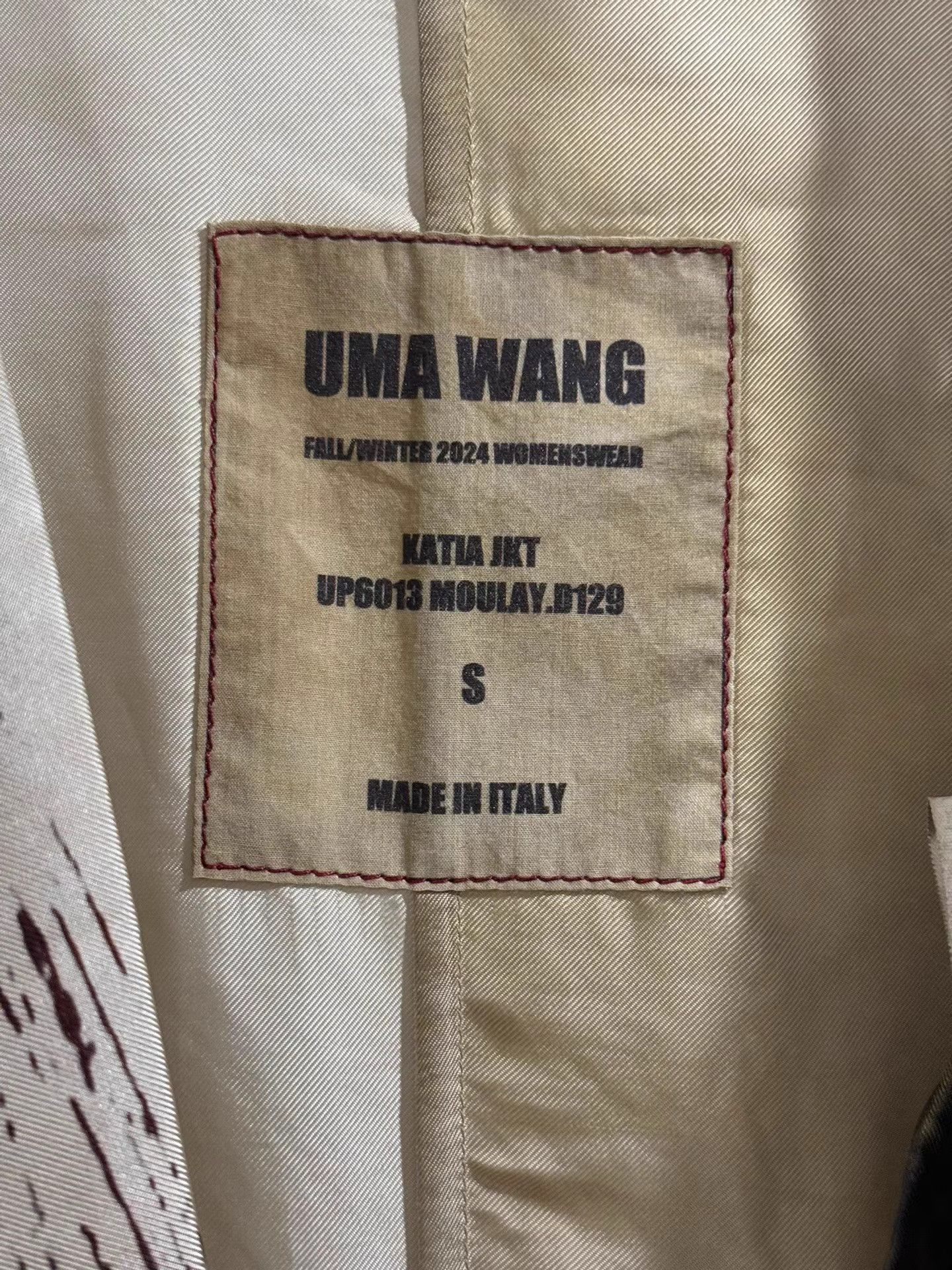 Uma Wang Uma Wang Gradient Red Waterfall Print Trench Coat K6 Size S / US 4 / IT 40 - 6 Thumbnail