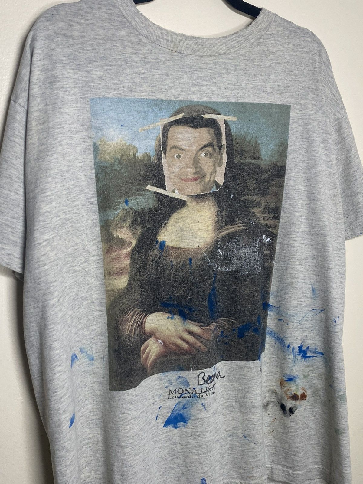 Other 1990’s Mr Bean Mona Lisa Art Movie Promo Shirt Size X-Large Size US XL / EU 56 / 4 - 3 Thumbnail