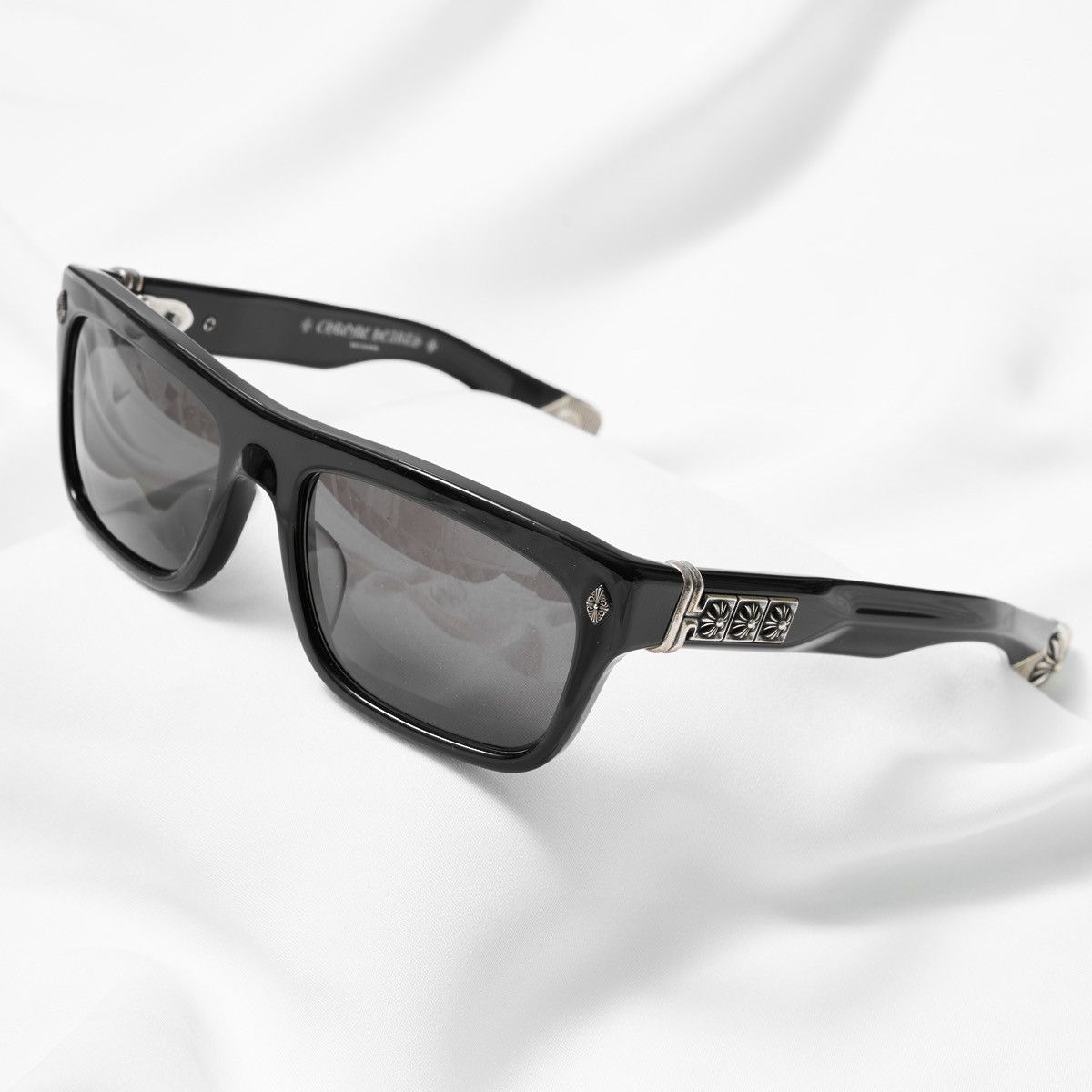Chrome Hearts CHROME HEARTS SLUSS BUSSIN II BLACK SUNGLASSES Size ONE SIZE - 2 Thumbnail