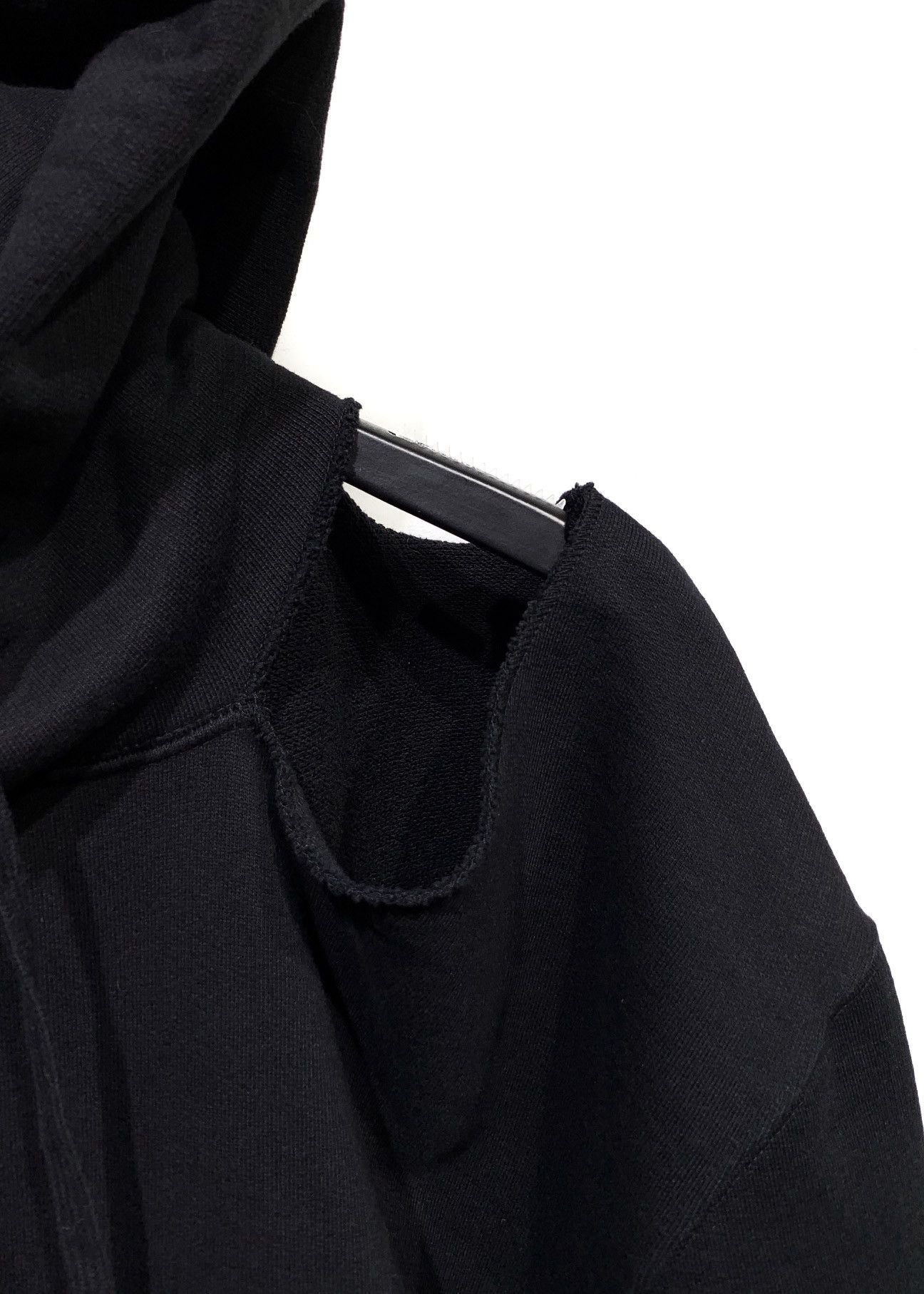 Vetements Vêtements Black Cut-out Oversized Hoodie Size M / US 6-8 / IT 42-44 - 7 Thumbnail