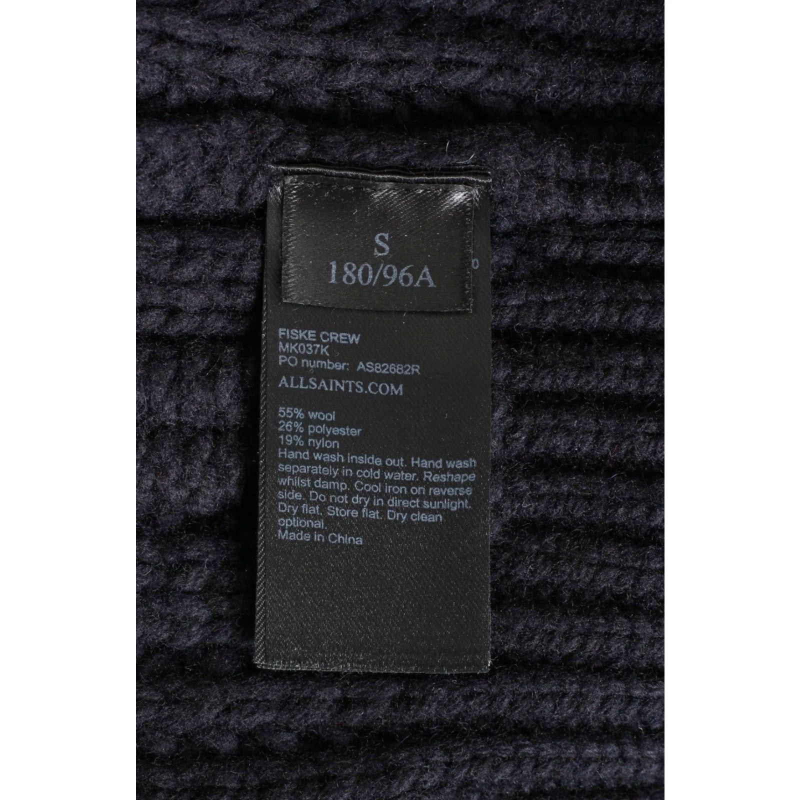 Allsaints ALLSAINTS Fiske Crew Neck Knit Jumper Men Size S VR1770 Size US S / EU 44-46 / 1 - 5 Thumbnail