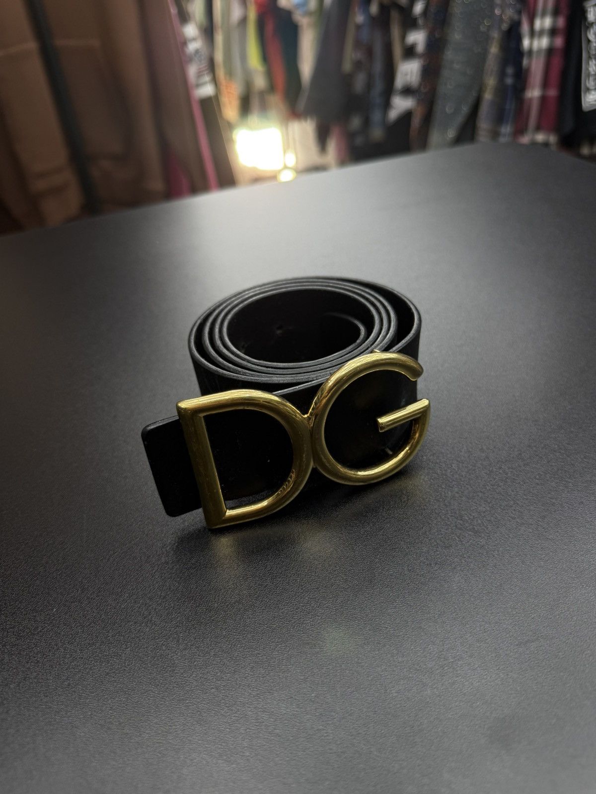 Dolce & Gabbana Dolce Gabbana Belt Black 95/38 Men’s Pre Owned 🧼 Size 38 - 3 Thumbnail