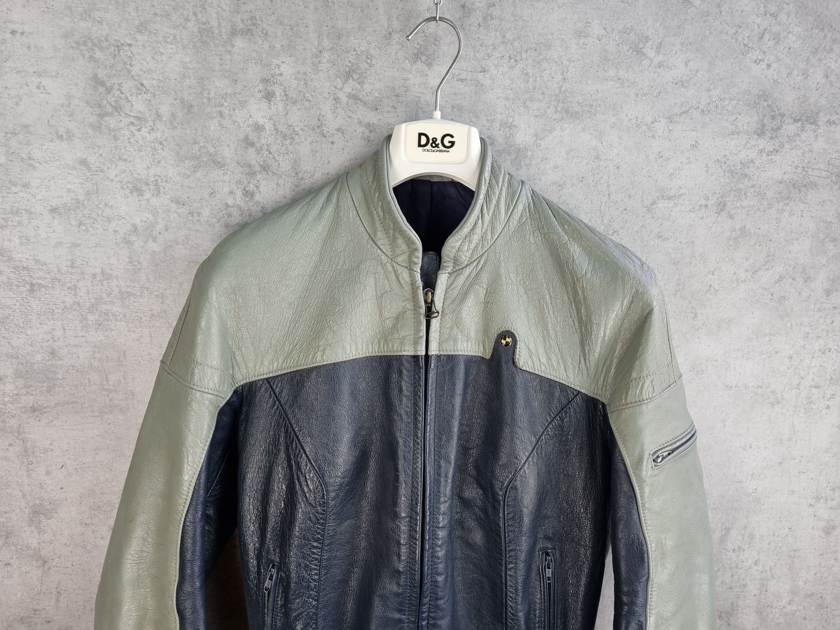 BMW 80s Rare Size BMW Leather Jacket made in West Germany Size US S / EU 44-46 / 1 - 4 Thumbnail