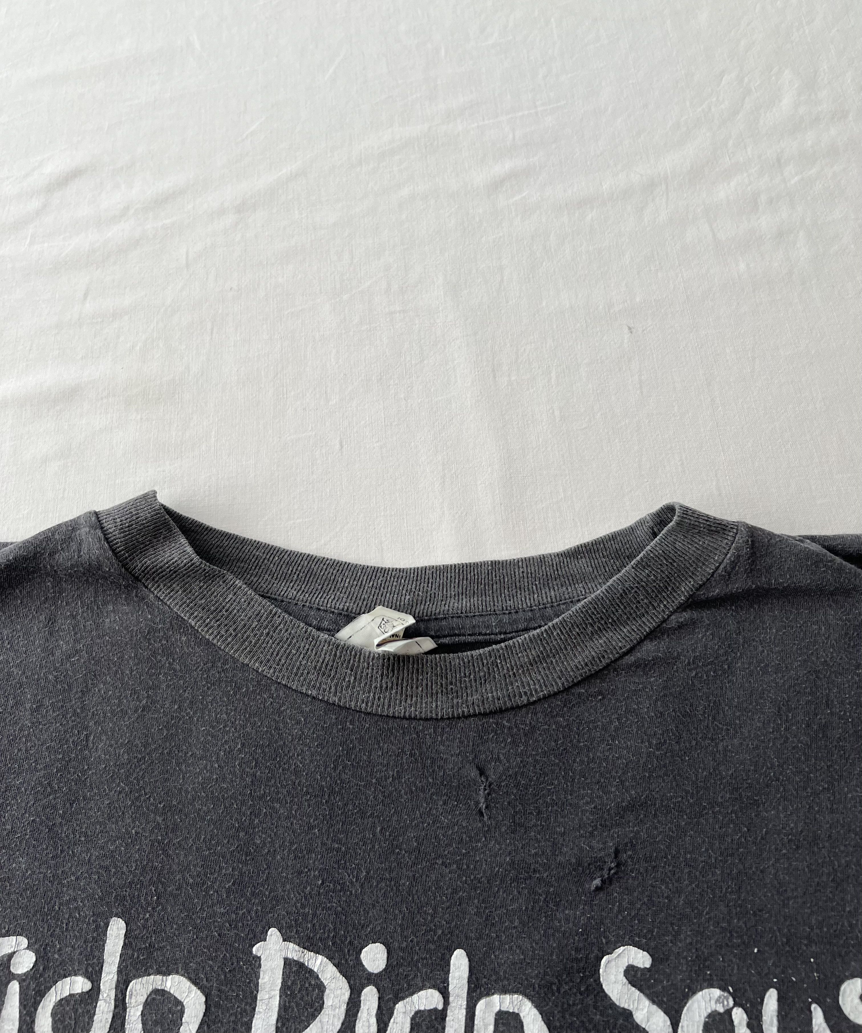 Cartoon Network Vintage 90s Fido Dido Cartoon Sun Faded Black T-shirt Size US L / EU 52-54 / 3 - 9 Thumbnail