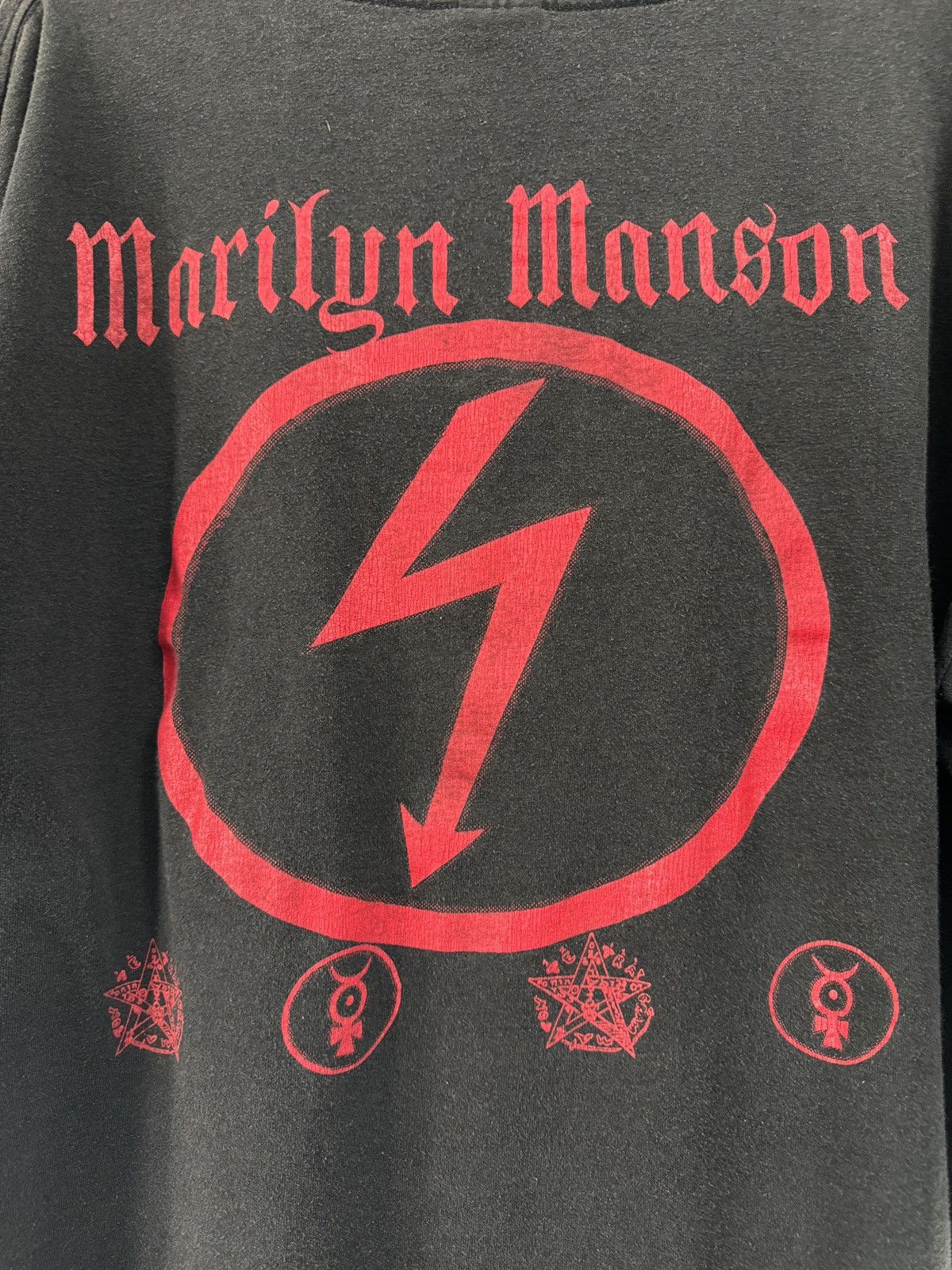 Band Tees Vintage 90s Marilyn Manson "Antichrist Superstar" Longsleeve Size US XL / EU 56 / 4 - 7 Thumbnail