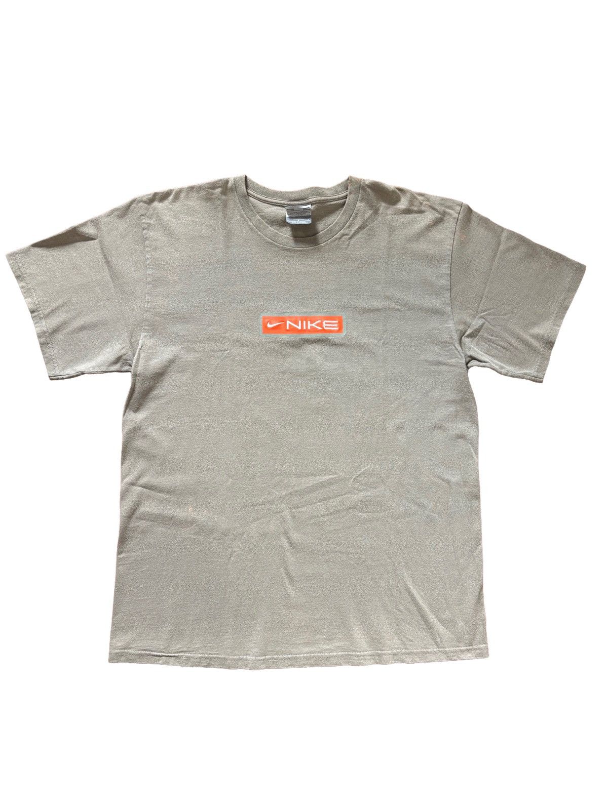 Nike Nike Brown Box Logo T-Shirt Size L Size US L / EU 52-54 / 3 - 1 Thumbnail