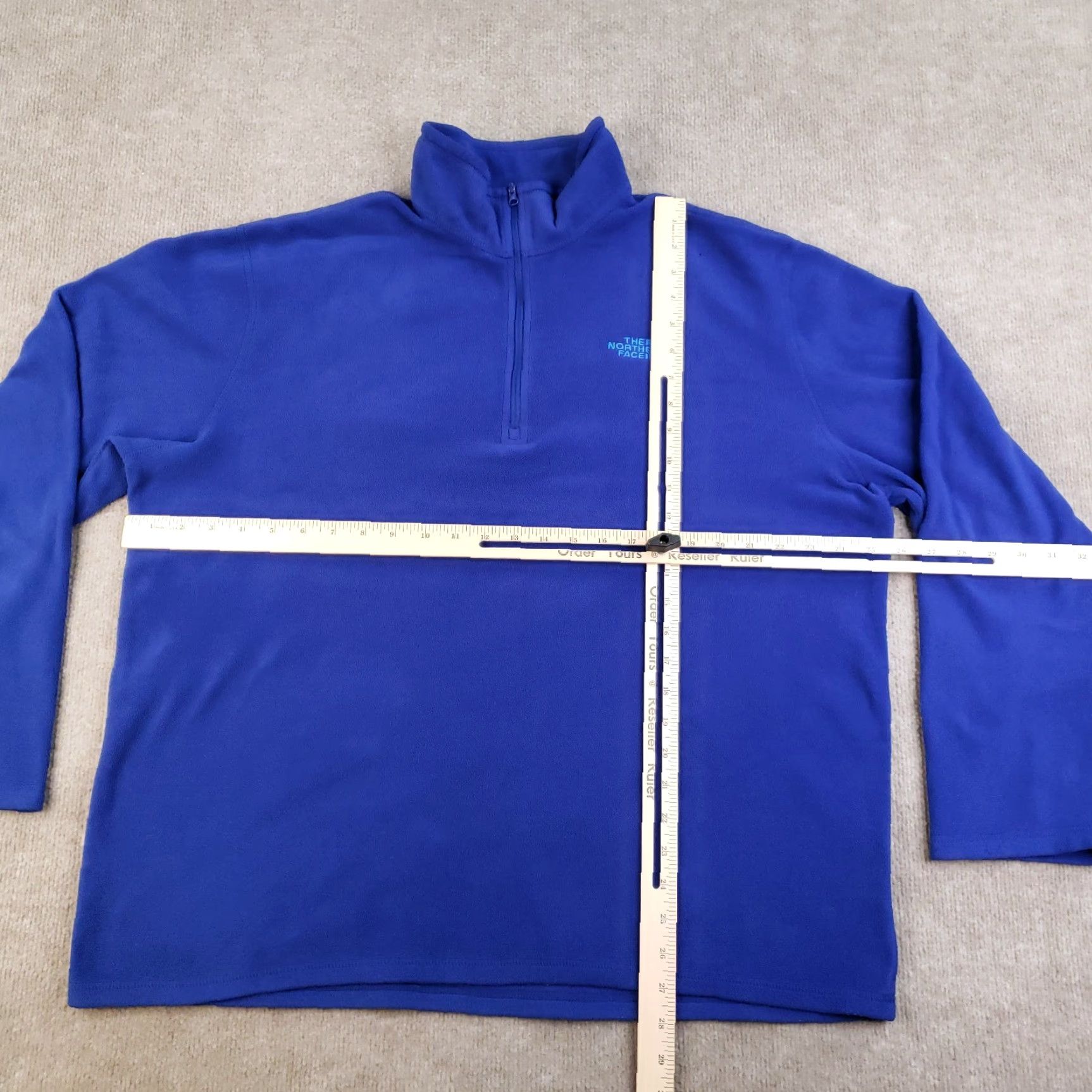 The North Face The North Face Sweatshirt Men XL Blue Fleece 1/4 Zip Outdoor Pullover Lightweight ZZ Size US XL / EU 56 / 4 - 2 Thumbnail