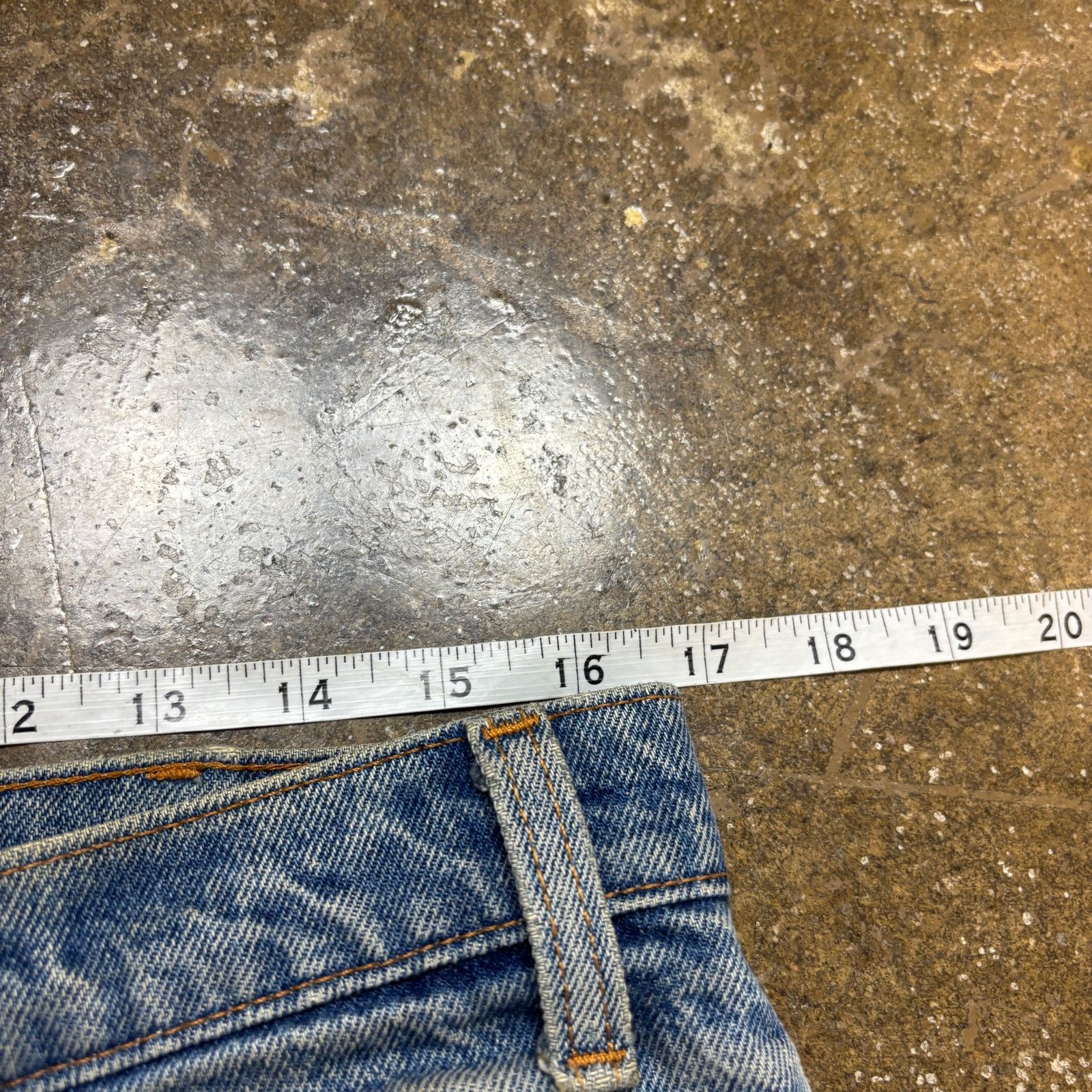 Levi's × Vintage Vintage 80s Levi's 505 Orange Tab Custom Jeans 36x36 (33x29) Size US 33 - 6 Thumbnail