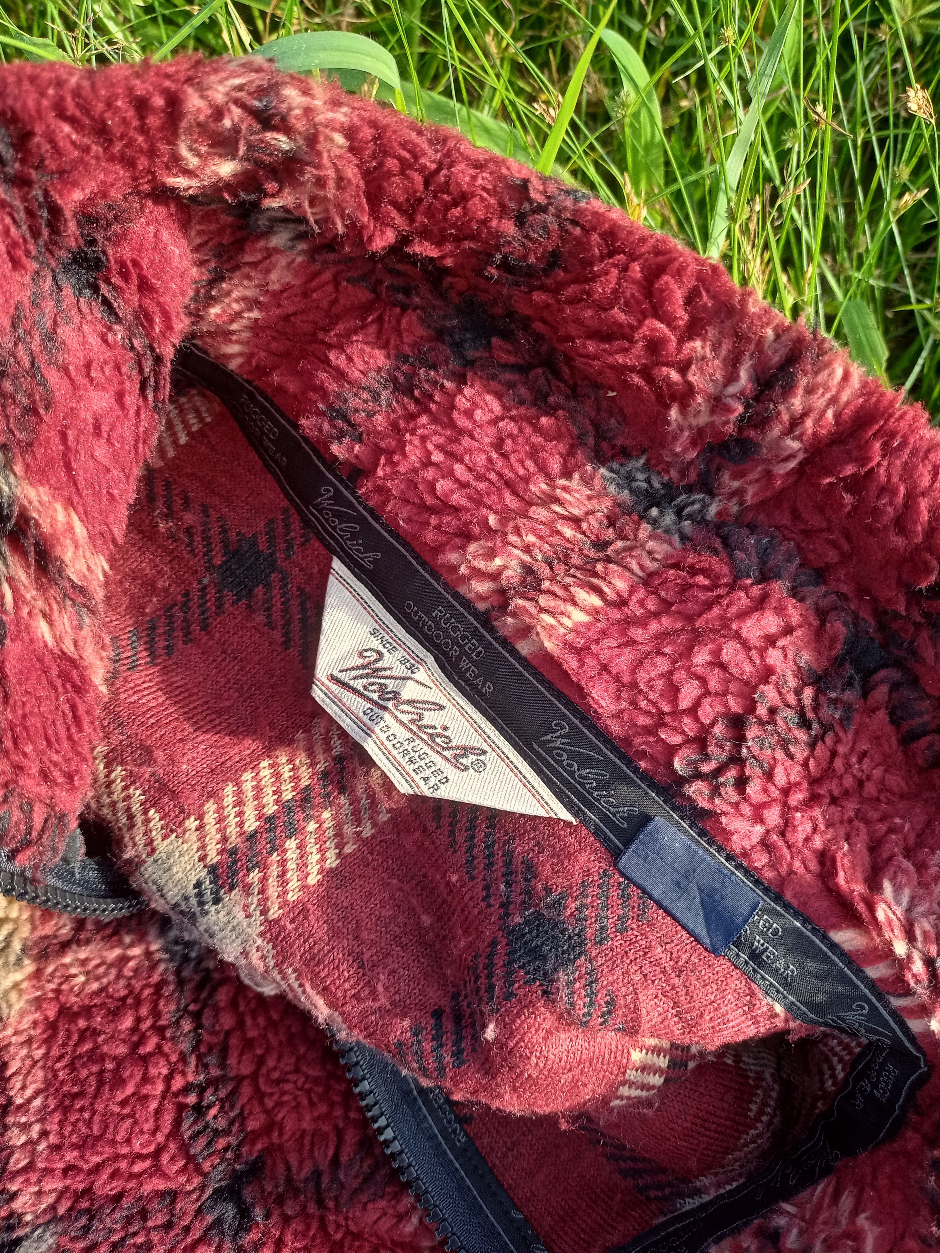 Vintage × Woolrich Woolen Mills WoolRich Half Zipper Fleece Jacket Size US M / EU 48-50 / 2 - 5 Thumbnail