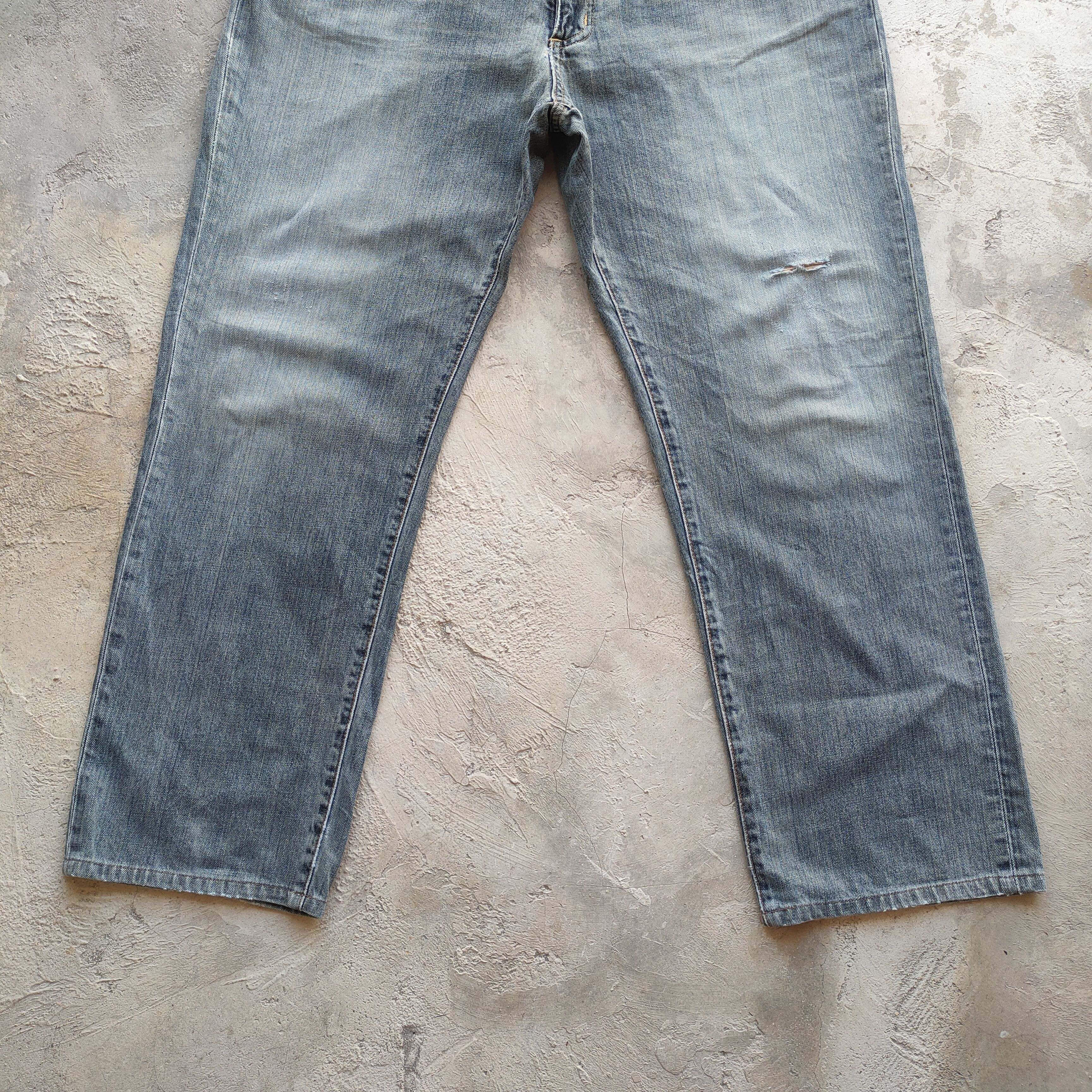 Jean × Vintage × Wrangler W38 VINTAGE WRANGLER FADED DISTRESSED JEANS PANTS Size US 38 / EU 54 - 5 Thumbnail