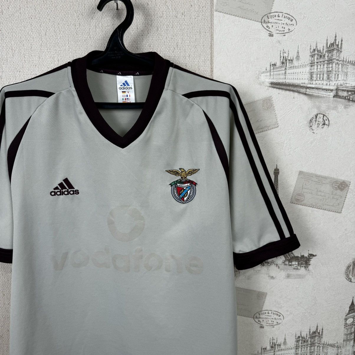 Adidas × Vintage Vintage Adidas Benfica Jersey 2001/02 Away Football Shirt L Size US L / EU 52-54 / 3 - 5 Thumbnail