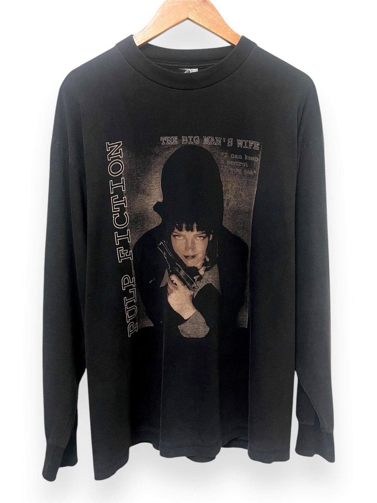 Vintage Vintage 1994 Pulp Fiction The Big Man’s Wife Shirt - XL Size US XL / EU 56 / 4 - 1 Thumbnail