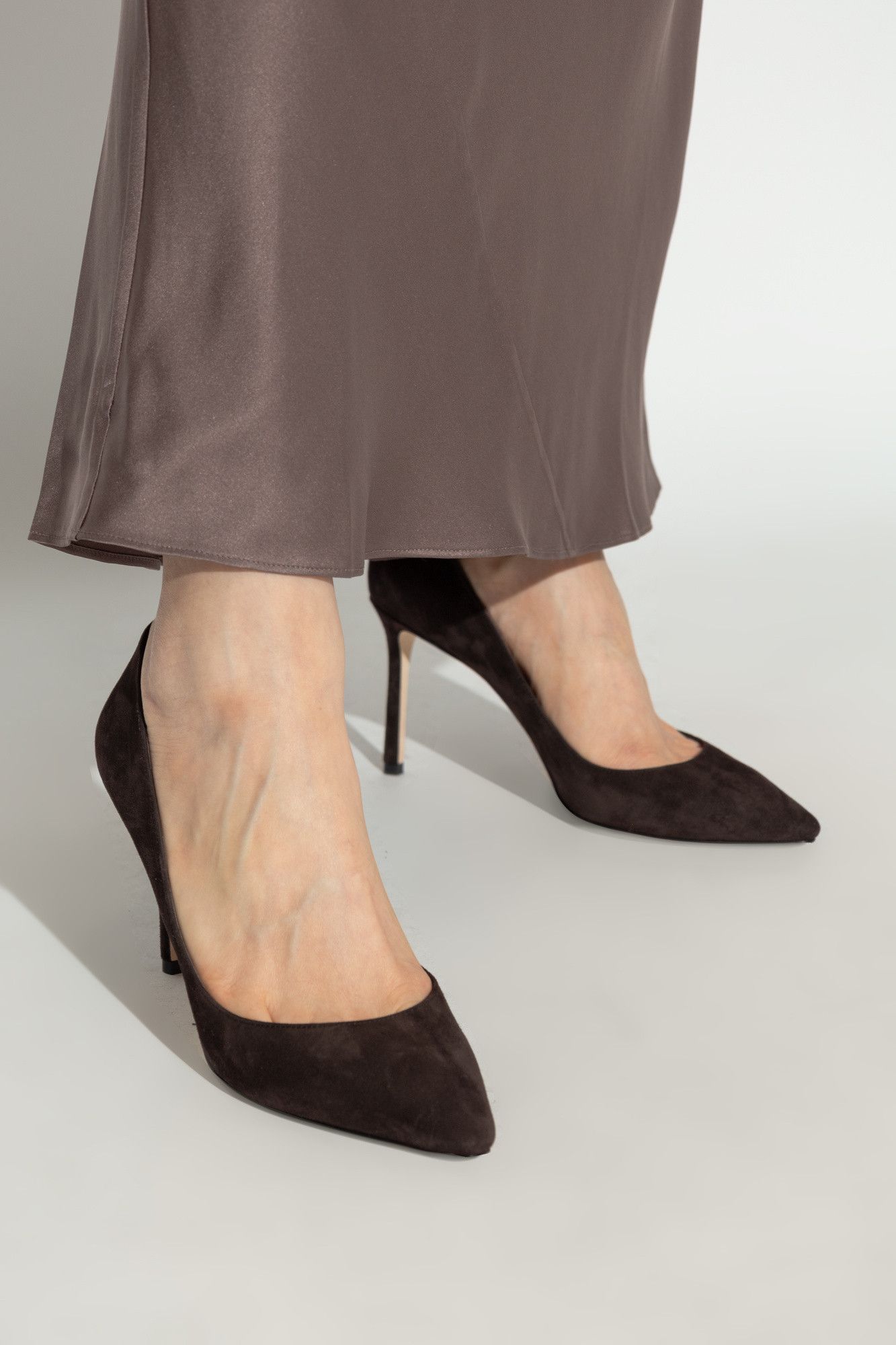 Jimmy Choo o1s22i1n1024 Romy 85 Pumps in Brown Size US 11 / IT 41 - 2 Thumbnail