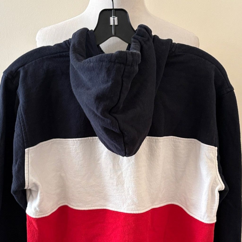 Gildan Air de Paris Collection Hoodie Red White Medium Sweatshirt Size M / US 6-8 / IT 42-44 - 5 Thumbnail