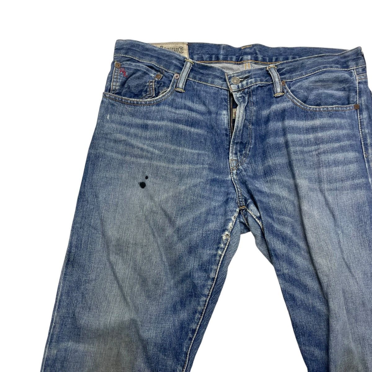 Polo Ralph Lauren × Ralph Lauren × Vintage Vintage Distressed Polo Ralph Lauren Size US 37 - 3 Thumbnail