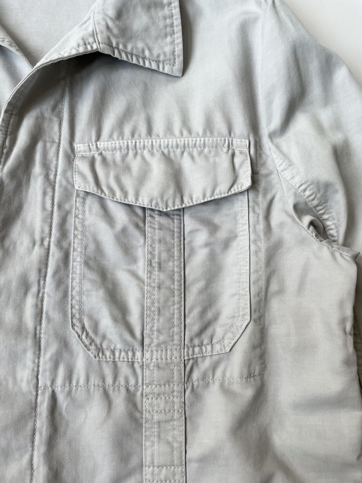 Maison Margiela S/S 14 Grey Cotton Military Jacket Size US M / EU 48-50 / 2 - 7 Thumbnail