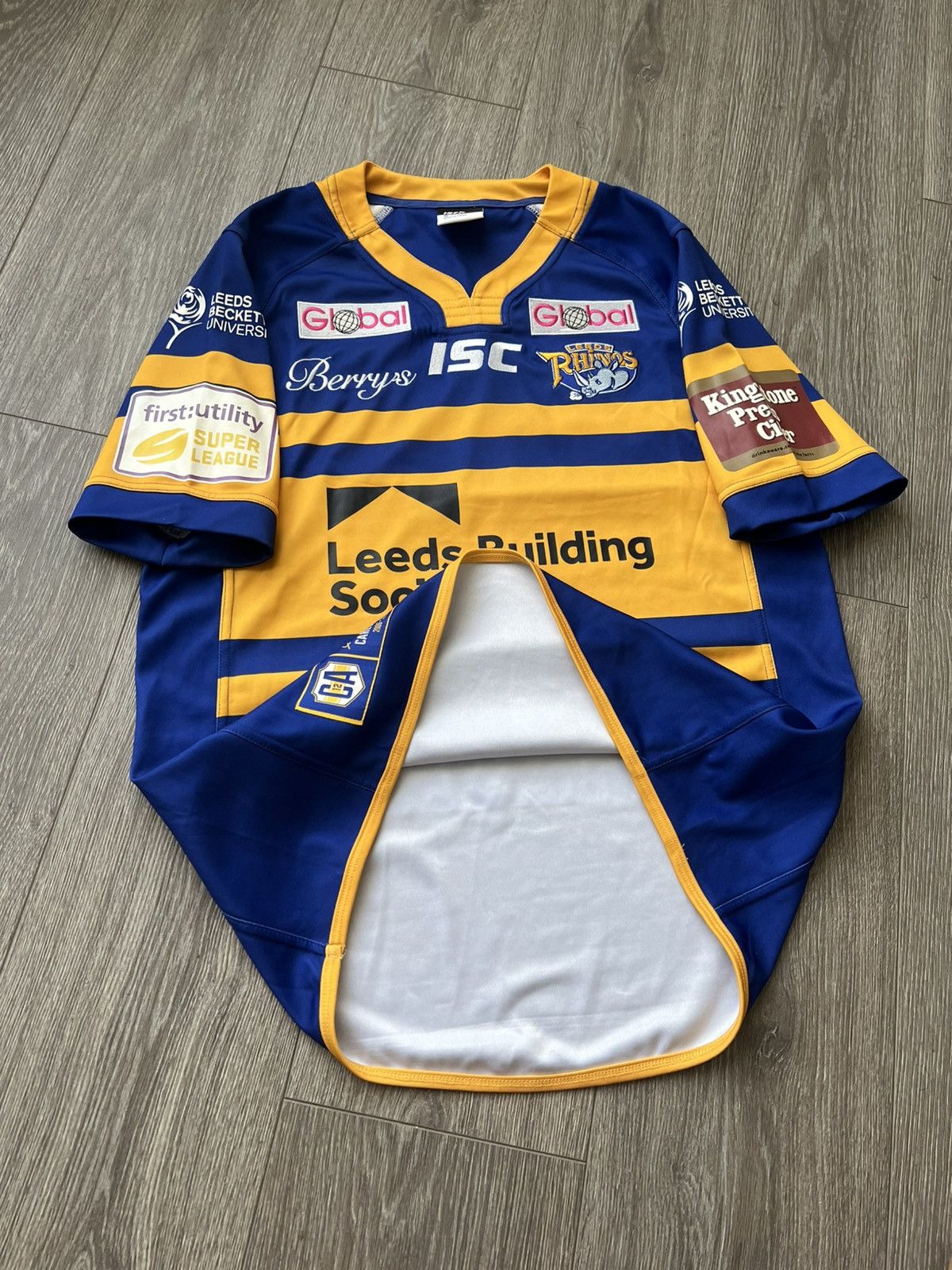 Other ISC Leeds Rhinos Rugby Jersey Blokecore Vintage Size US S / EU 44-46 / 1 - 12 Thumbnail