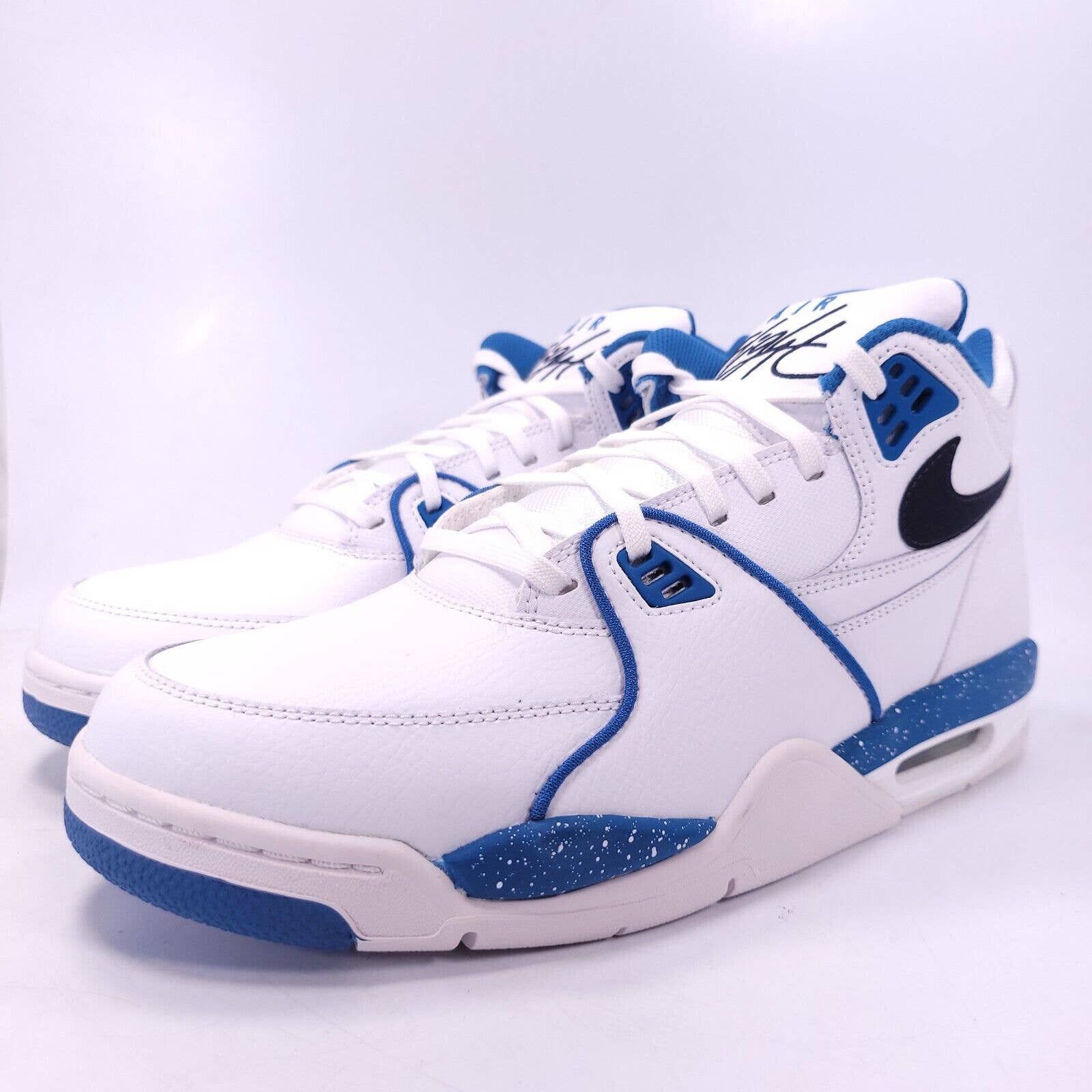 image of Nike Air Flight 89 Basketball Shoe Mens Size 10.5 306252-116 in White