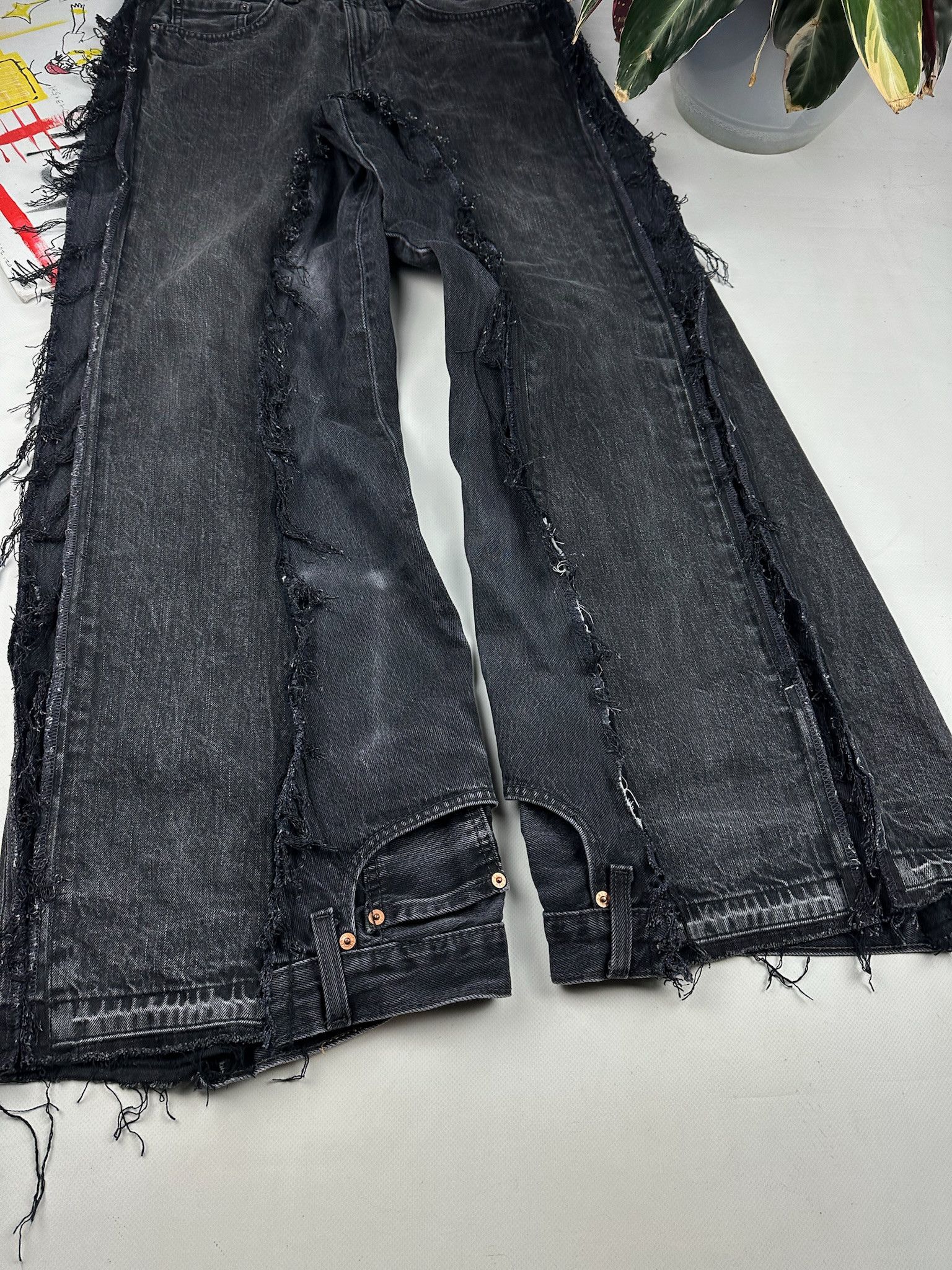 Levi's Vintage 90's Levi's x gap Custom Kapital Style baggy Jeans Size US 30 / EU 46 - 7 Thumbnail