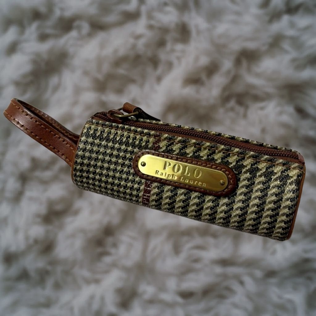 Polo Ralph Lauren Ralph Lauren Women Polo Glen Plaid Leather Mini Bag Golf Ball Holder Size ONE SIZE - 1 Thumbnail