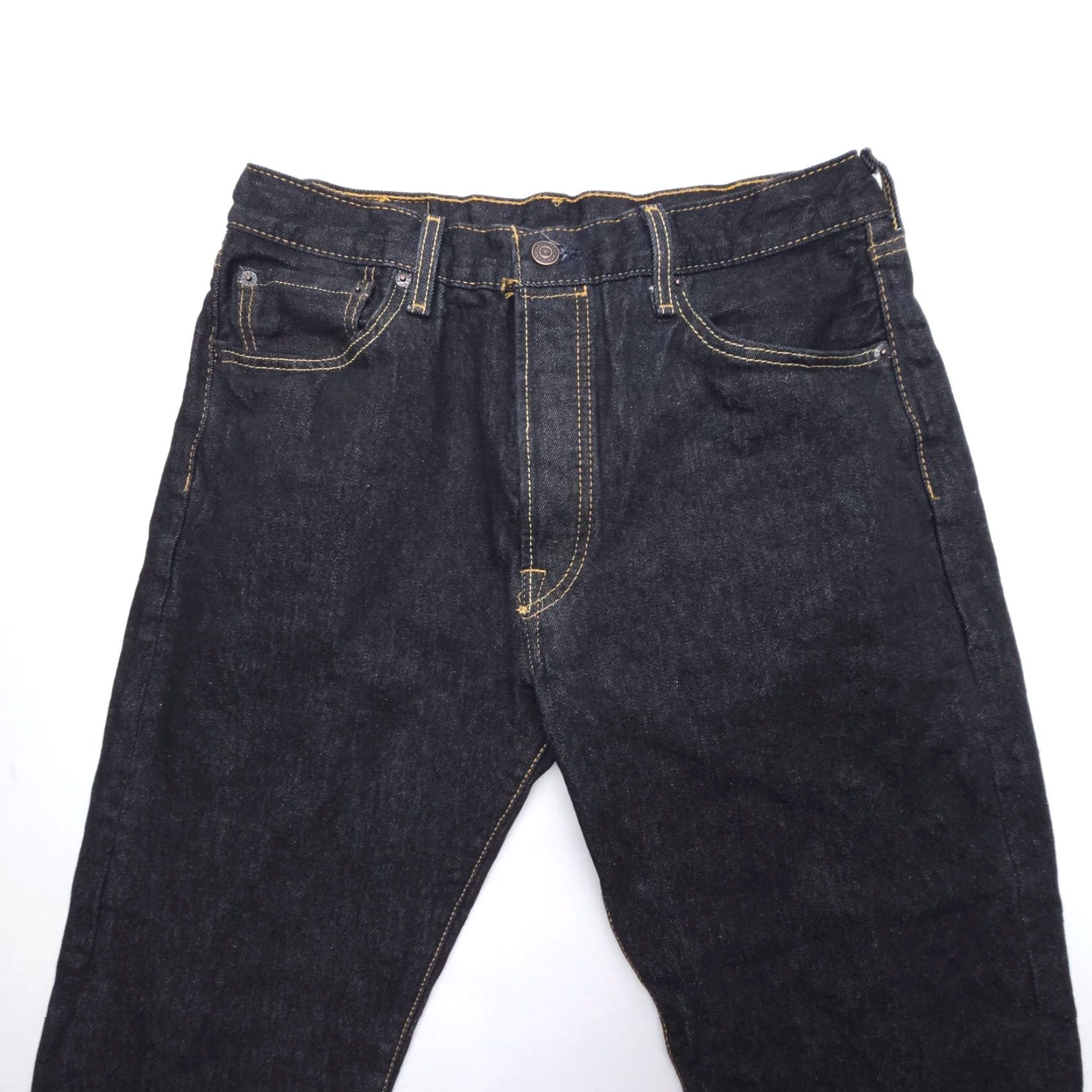 Levi's VINTAGE Levi's 501 Jeans Mens 35 x 34 Button Fly Black EUC Size US 35 - 4 Thumbnail