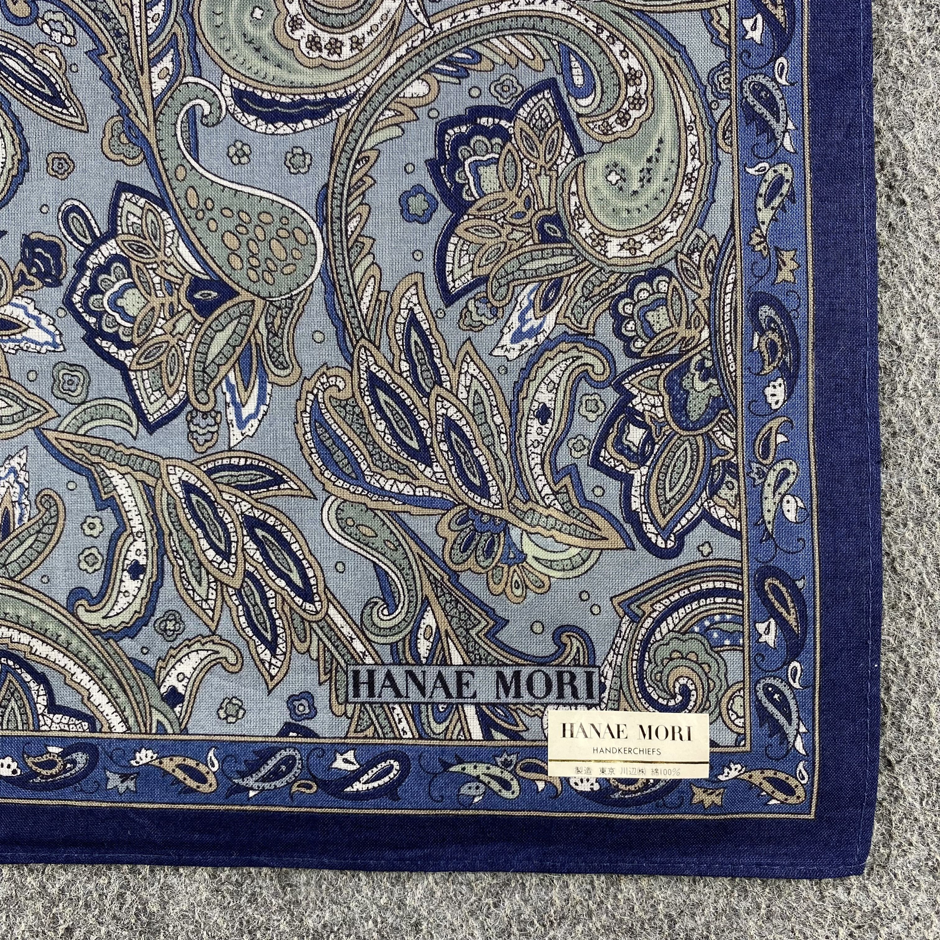 Hanae Mori Hanae Mori Handkerchief/Neckerchief/Bandana HC547 Size ONE SIZE - 3 Thumbnail