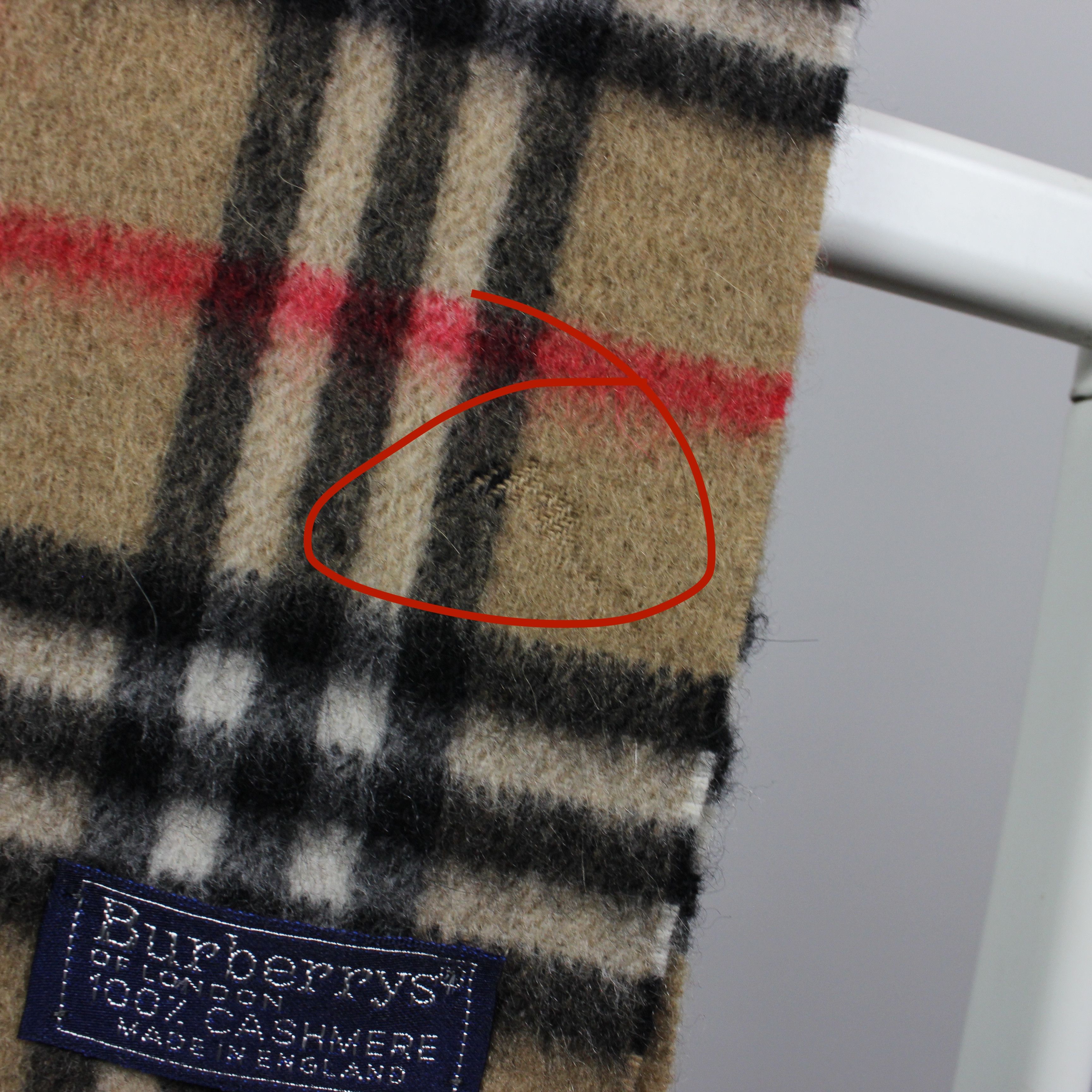 Burberry Burberry scarf pure cashmere wool nova full beige 0006 Size ONE SIZE - 6 Thumbnail