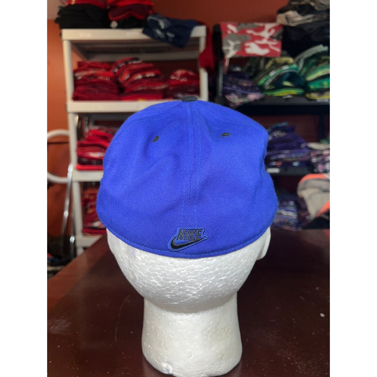 Nike Nike Sportswear Hat Blue One Size Cap Sports Logo Headwear Size ONE SIZE - 4 Thumbnail