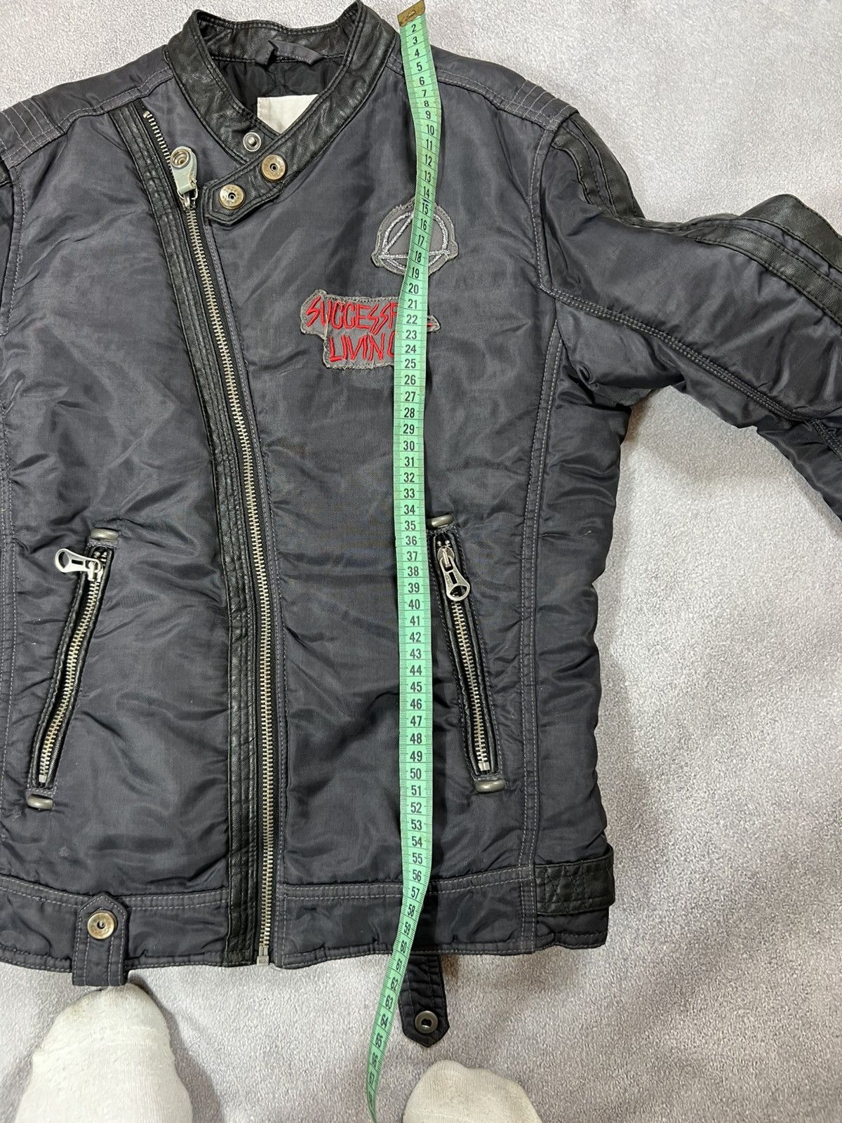 Diesel VTG Yohji Yamamoto Style Cropped Kanye Boxy Jacket Size US S / EU 44-46 / 1 - 18 Thumbnail