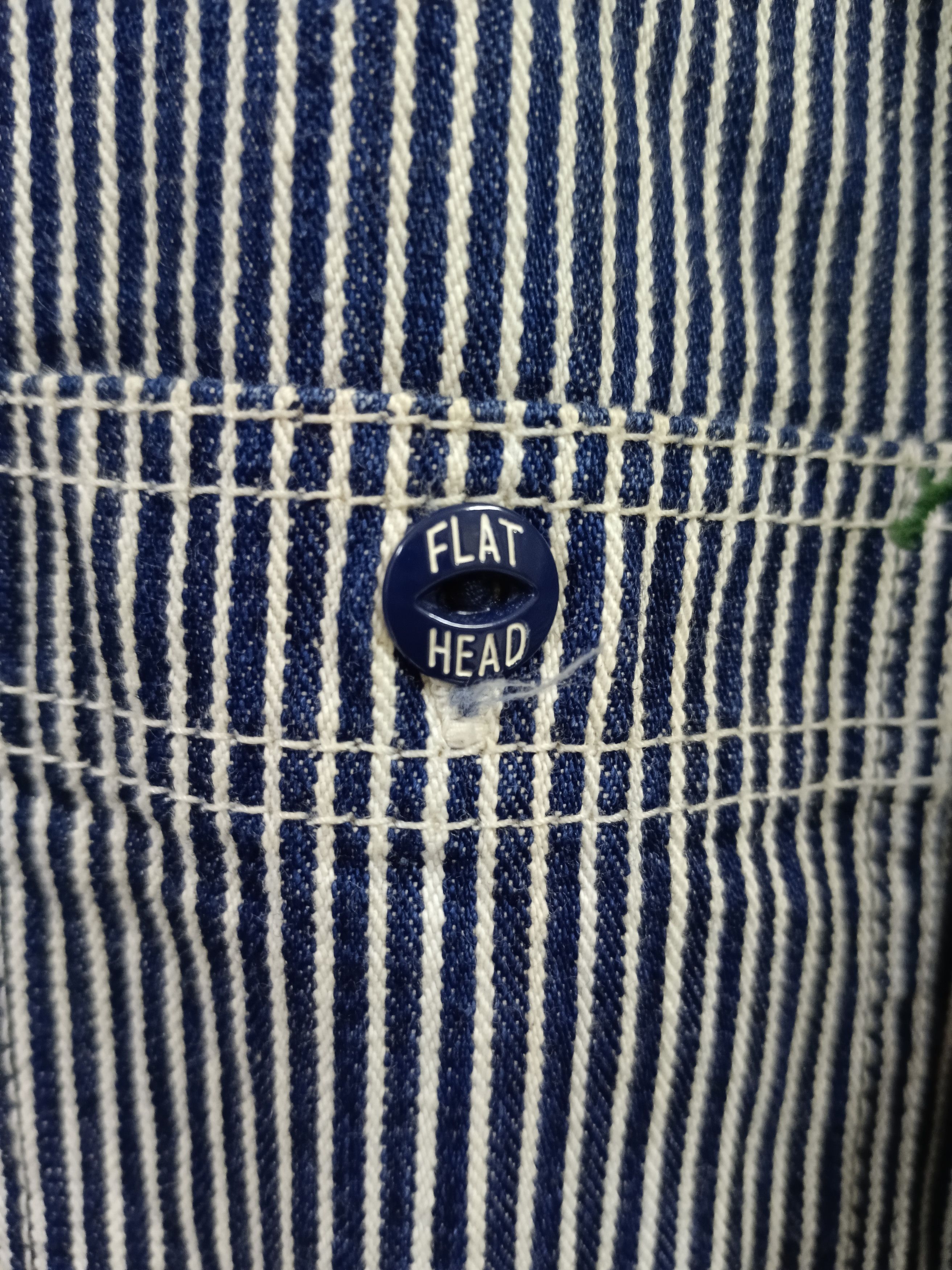 The Flat Head THE FLAT HEAD INDIGO WABASH WORK SHIRT Size US S / EU 44-46 / 1 - 6 Thumbnail