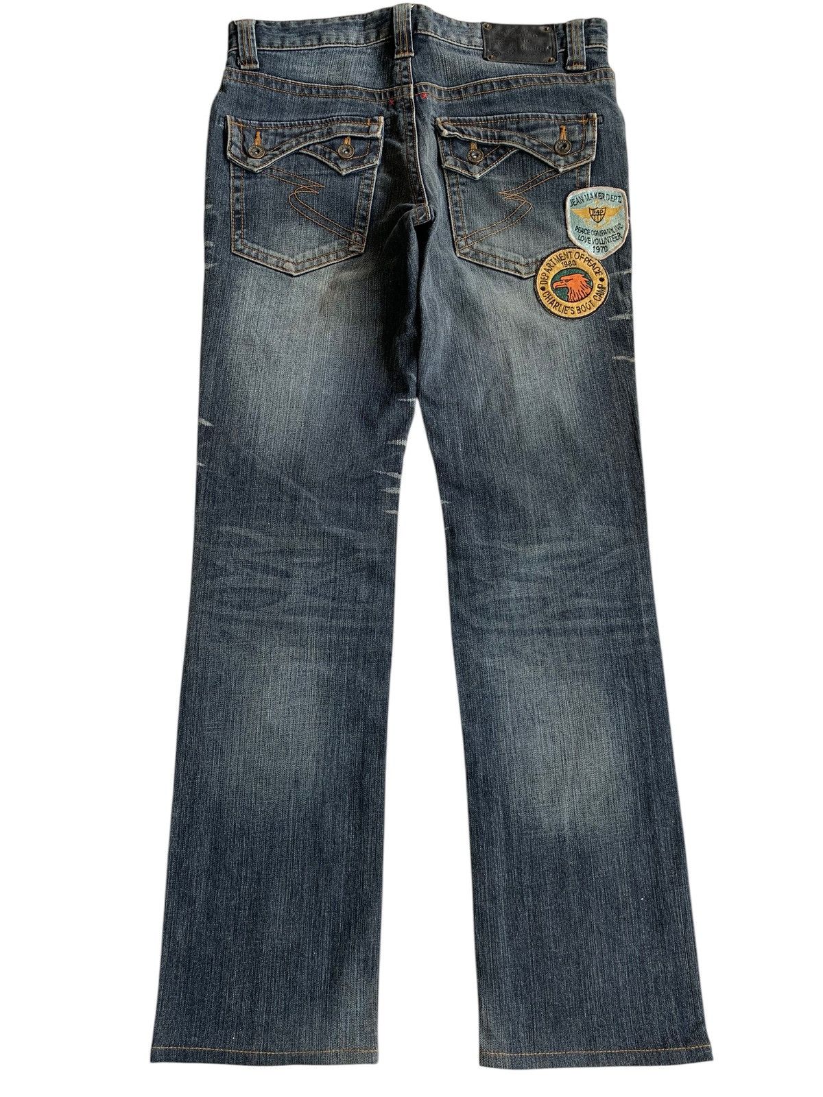 semanticdesign SEMANTIC DESIGN JAPANESE RUSTY MUDMAX PUNK STYLE DENIM☠️🎌 Size US 32 / EU 48 - 3 Thumbnail