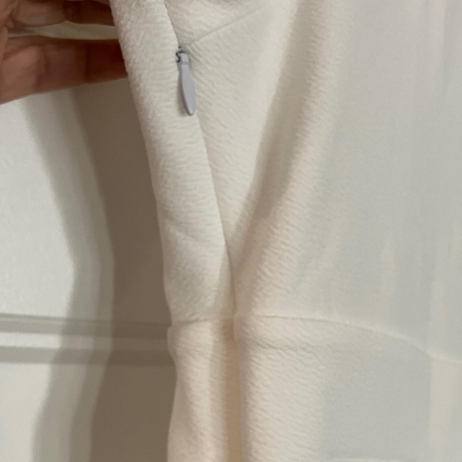 Other NIB White Short-Sleeve A-Line Mini Dress Size XXL / US 16-18 / IT 52-54 - 3 Thumbnail