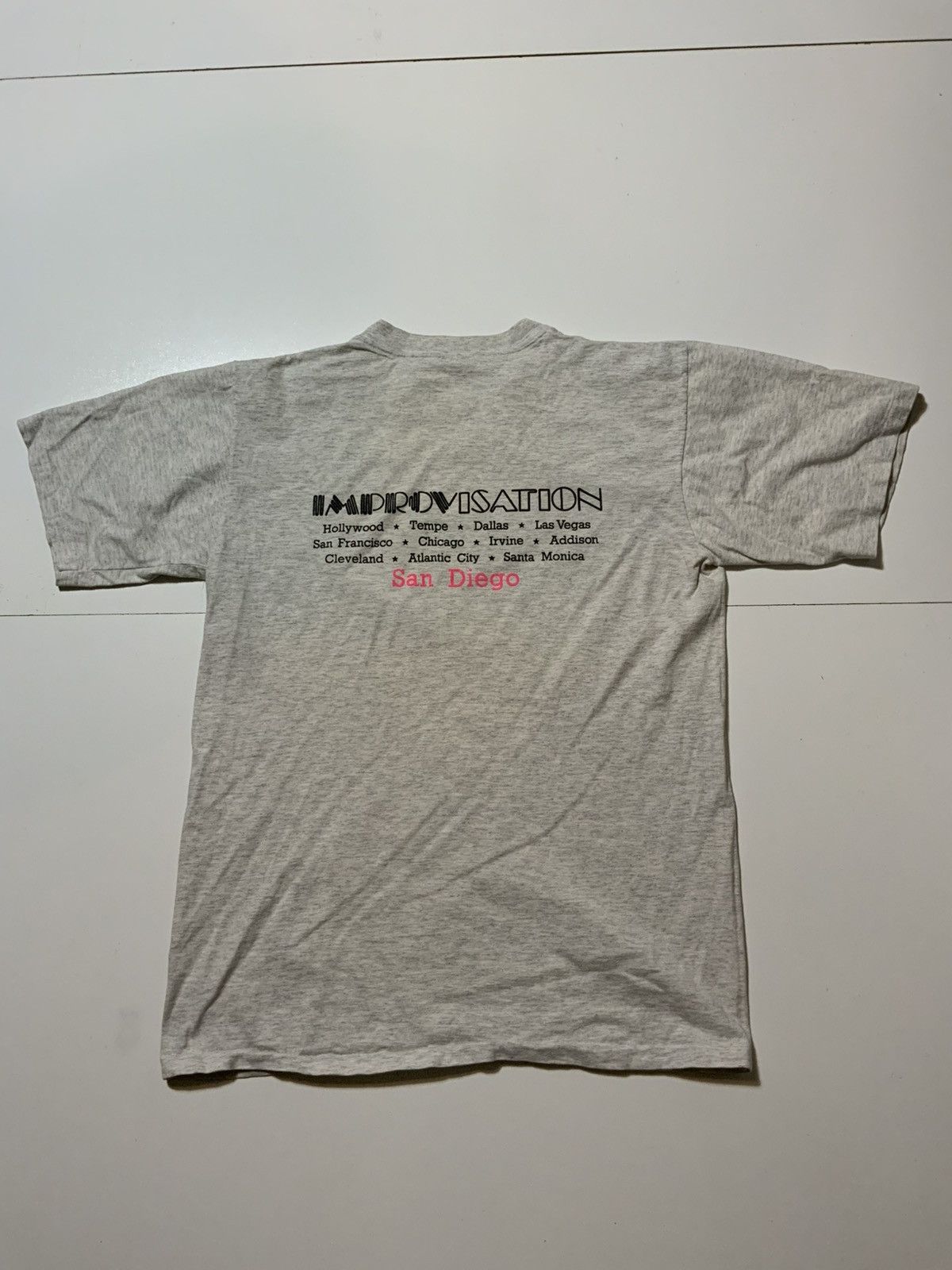 Vintage Vintage San Diego Improv Comedy Tour Single Stitch T-Shirt Size US L / EU 52-54 / 3 - 2 Thumbnail