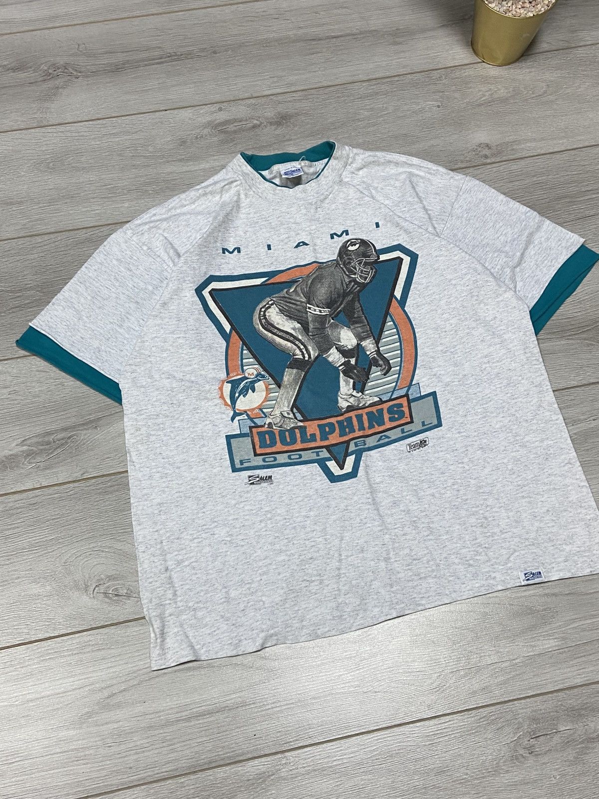 NFL USA Vintage Miami Dolphins 1991 NFL Graphic Tee Size US XL / EU 56 / 4 - 5 Thumbnail