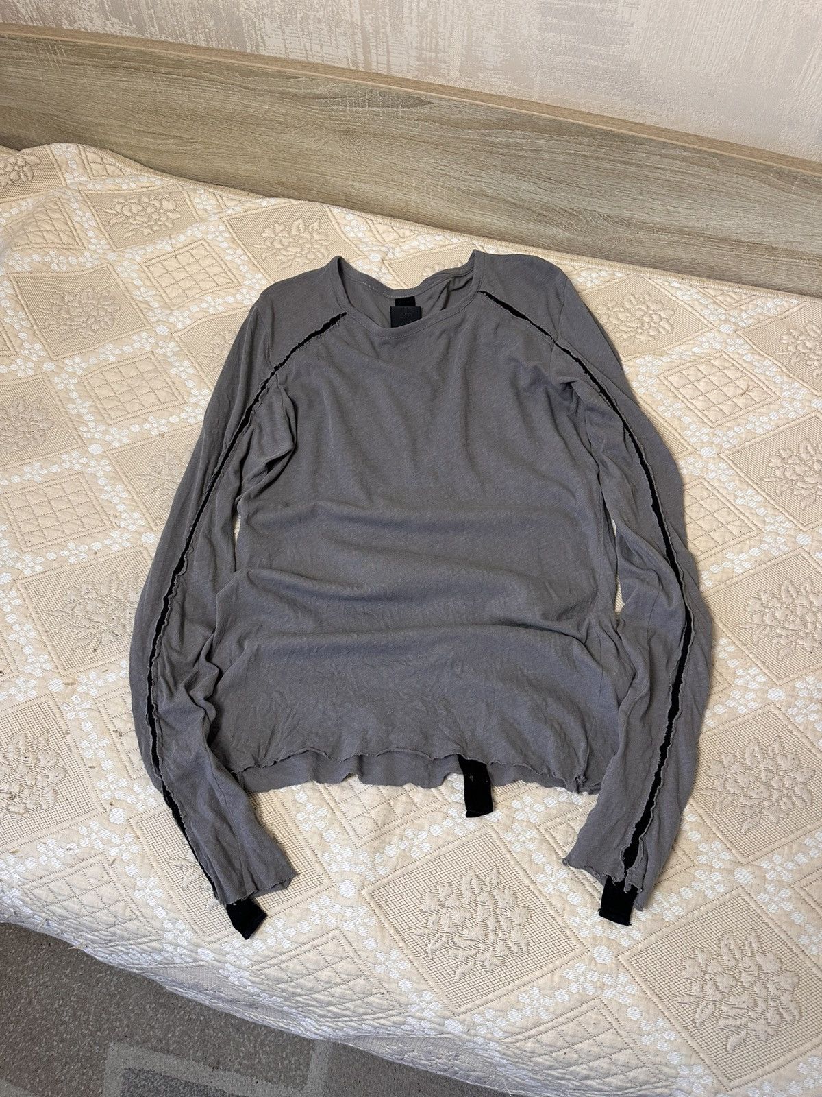 Thom Krom Thom Krom Avant Garde Black Grey Gray Not Rick Owens Shirt Size US M / EU 48-50 / 2 - 2 Thumbnail