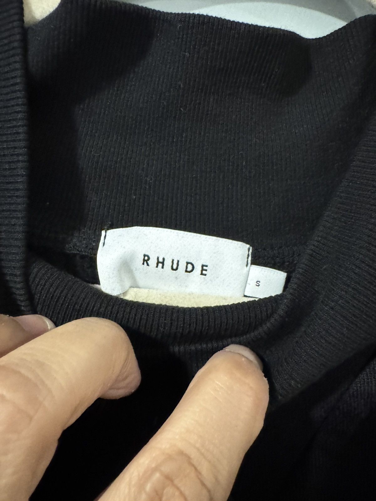 Rhude Rhude Embroidered Logo Fleece Pullover size S Size S / US 4 / IT 40 - 2 Thumbnail