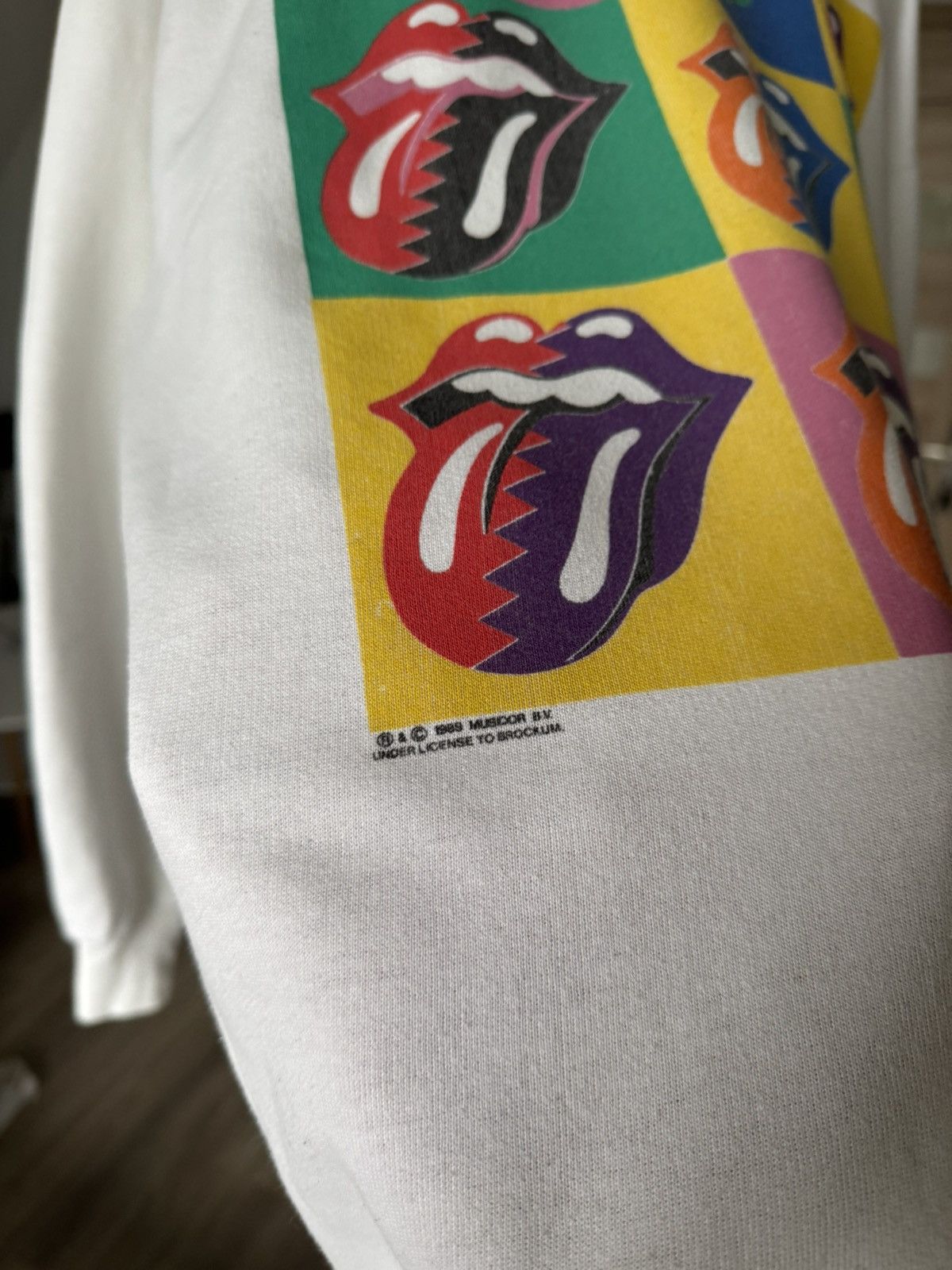 Band Tees × The Rolling Stones × Vintage Vintage The Rolling Stones 1989 American Tour Sweatshirt 80s Size US L / EU 52-54 / 3 - 8 Thumbnail