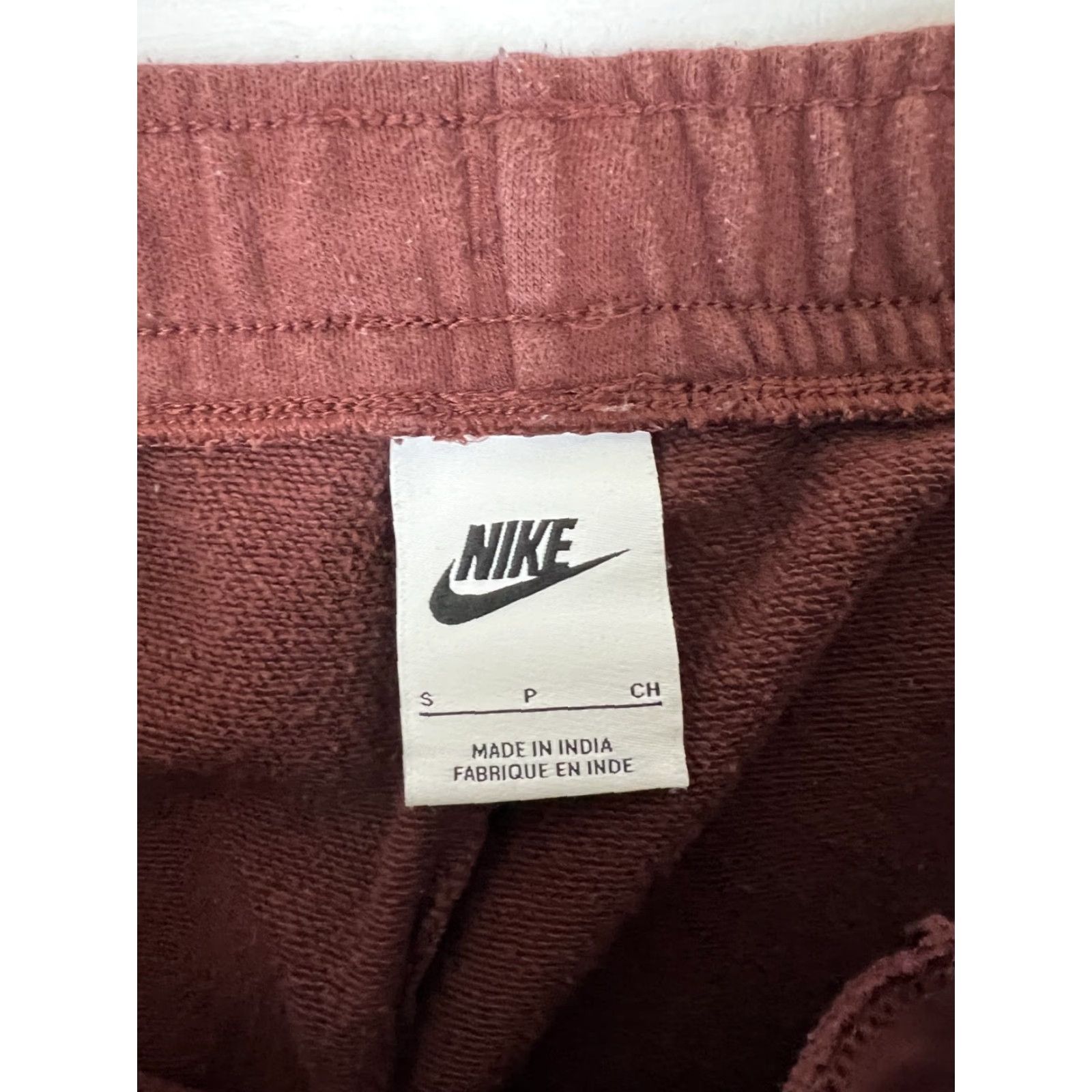 Nike Nike Sweatpants Mens Small Brown Fleece Jogger Pants Cuffed Tapered Athletic Size US 29 - 6 Thumbnail