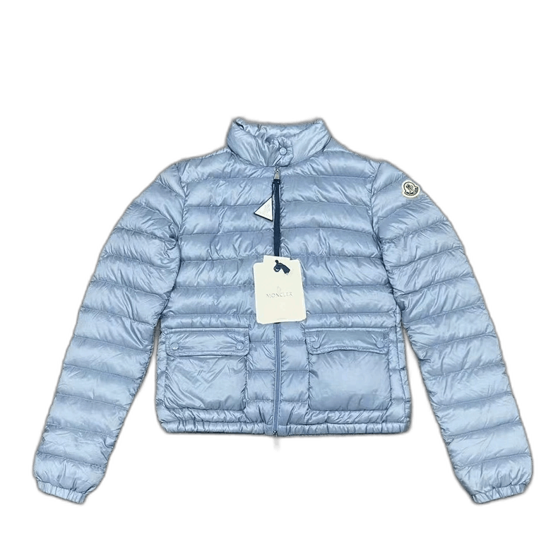 Moncler Moncler Lans Short Blue Down Jacket Size XXS / US 00 / IT 34 - 1 Thumbnail
