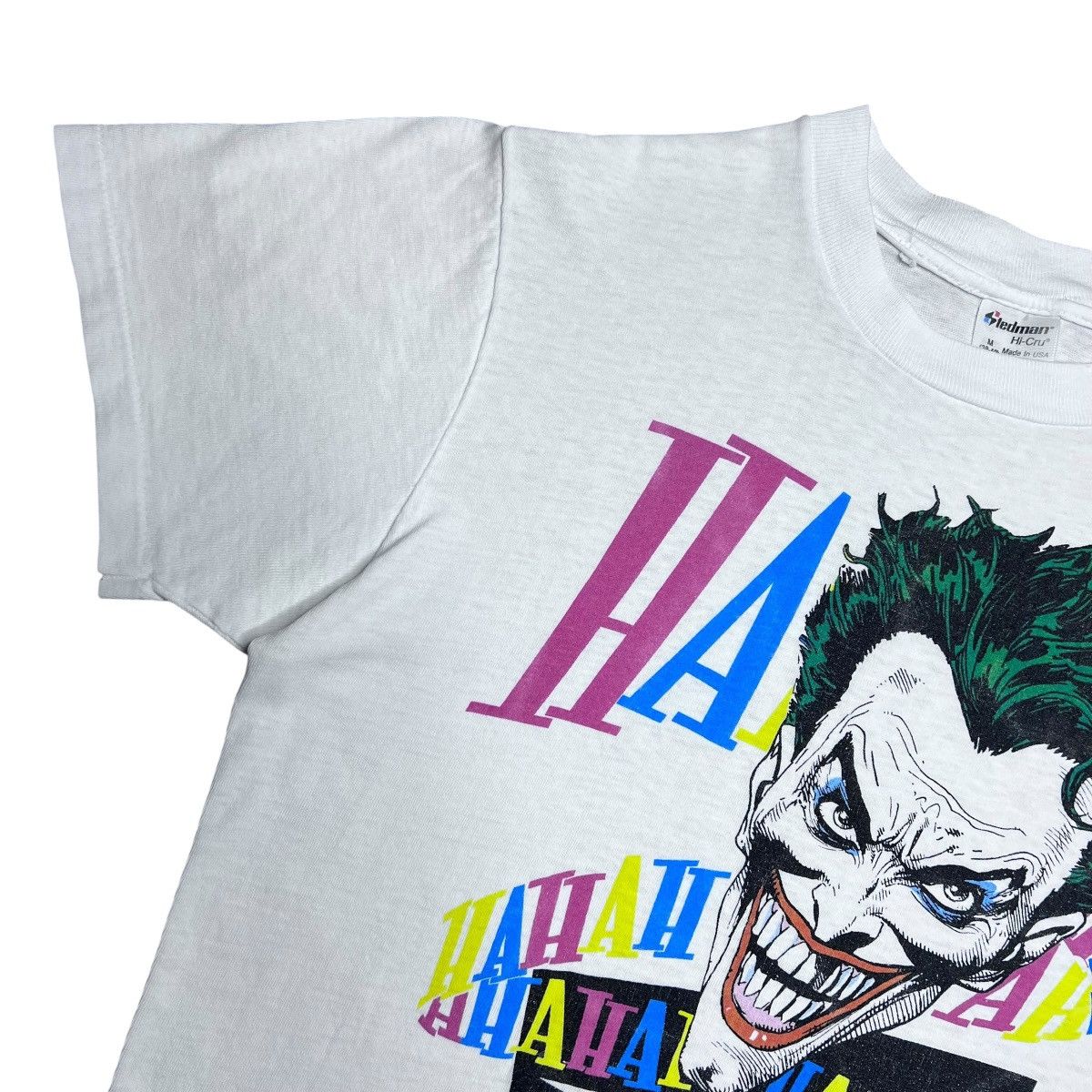 DC Comics 1987 The Joker Laughing Batman DC Comics Graphitti Tee Size US M / EU 48-50 / 2 - 5 Thumbnail