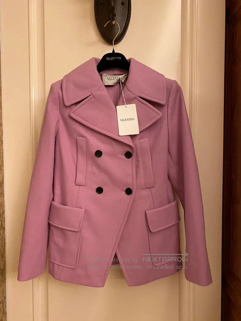 Valentino Valentino Wool coat coat Size S / US 4 / IT 40 - 1 Thumbnail