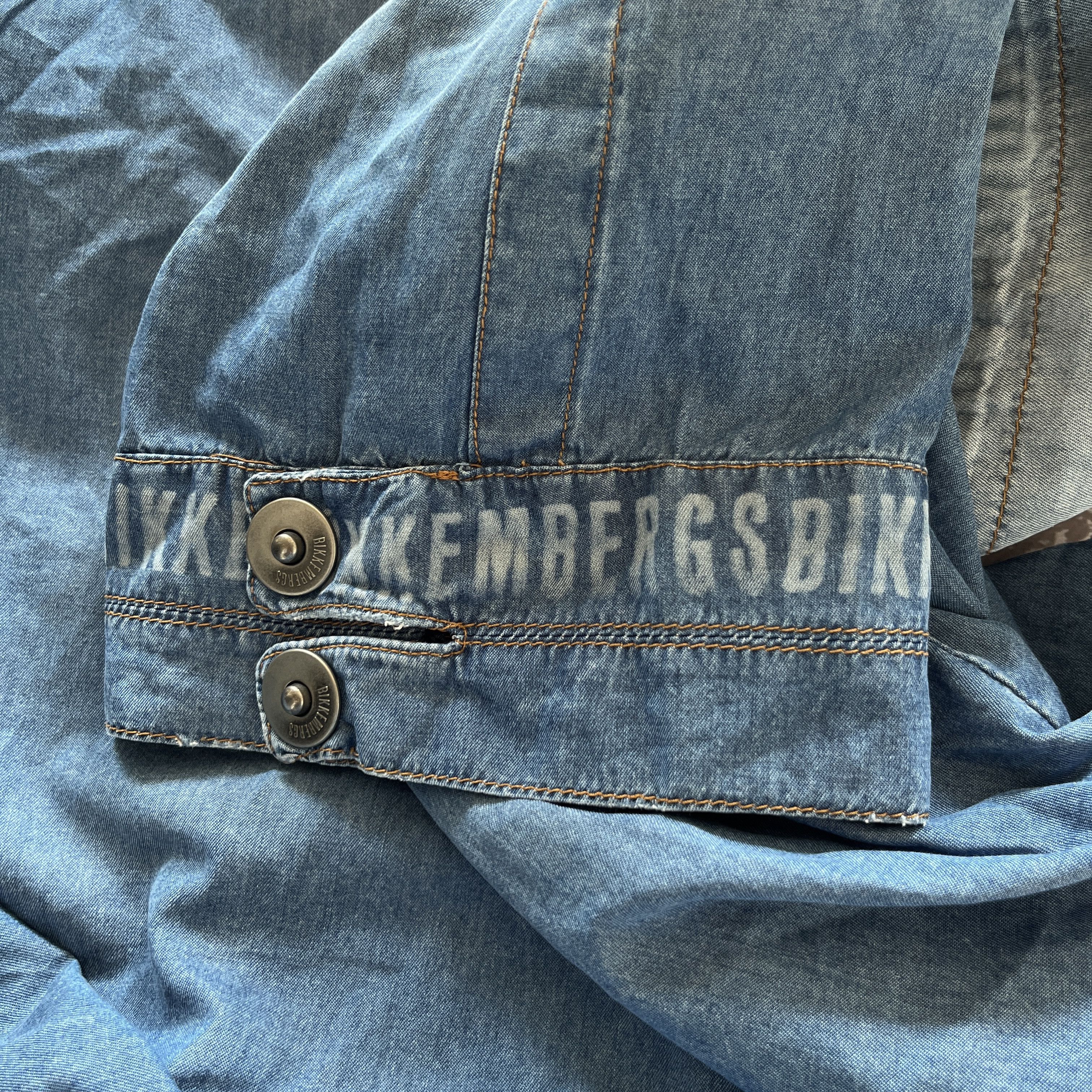 Dirk Bikkembergs Dirk Dirk Bikkembergs Asymmetric Button Up Denim Blue Shirt Size US M / EU 48-50 / 2 - 8 Thumbnail